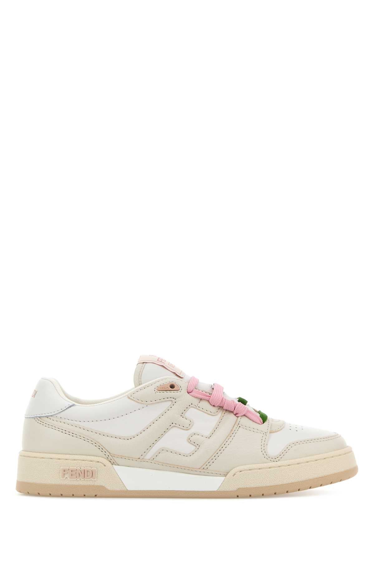 Fendi Women Multicolor Leather Fendi Match Sneakers FENDI
