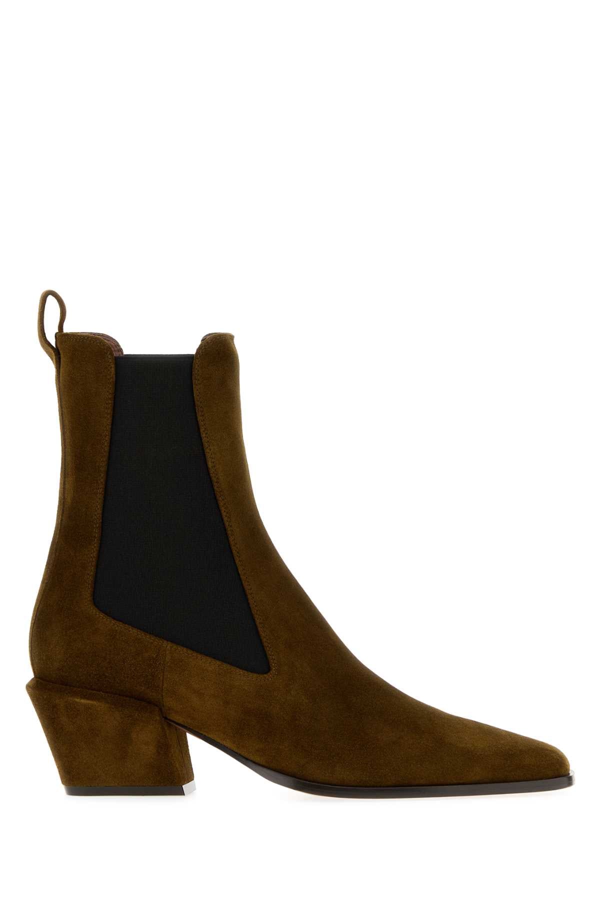 Paris Texas Women Mud Suede Bettina Ankle Boots PARIS TEXAS