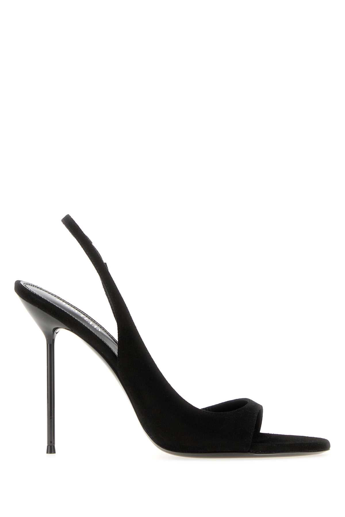 Paris Texas Women Black Suede Lidia Sandals