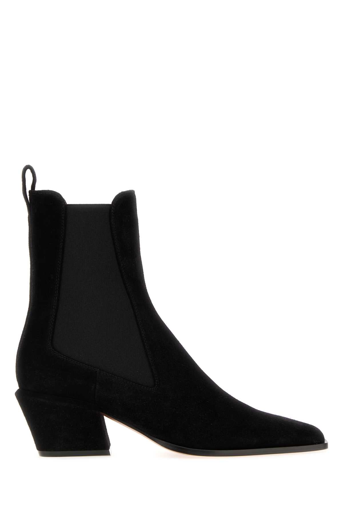 Paris Texas Women Black Suede Bettina Ankle Boots PARIS TEXAS