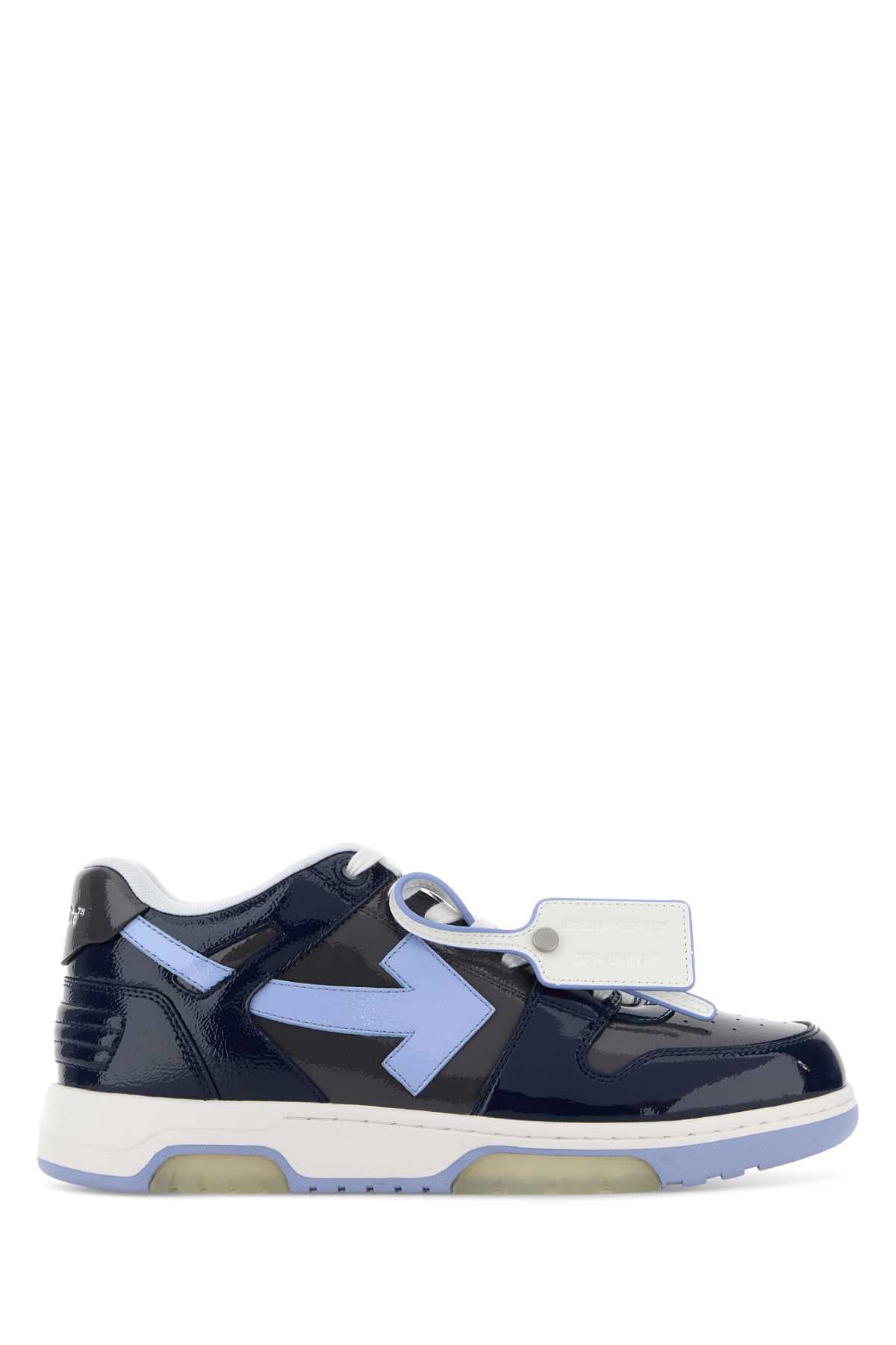 Off White Men Two-Tone Leather Out Of Office Sneakers OFF-WHITE