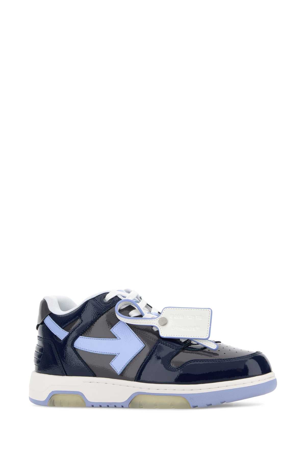 Off White Men Two-Tone Leather Out Of Office Sneakers OFF-WHITE