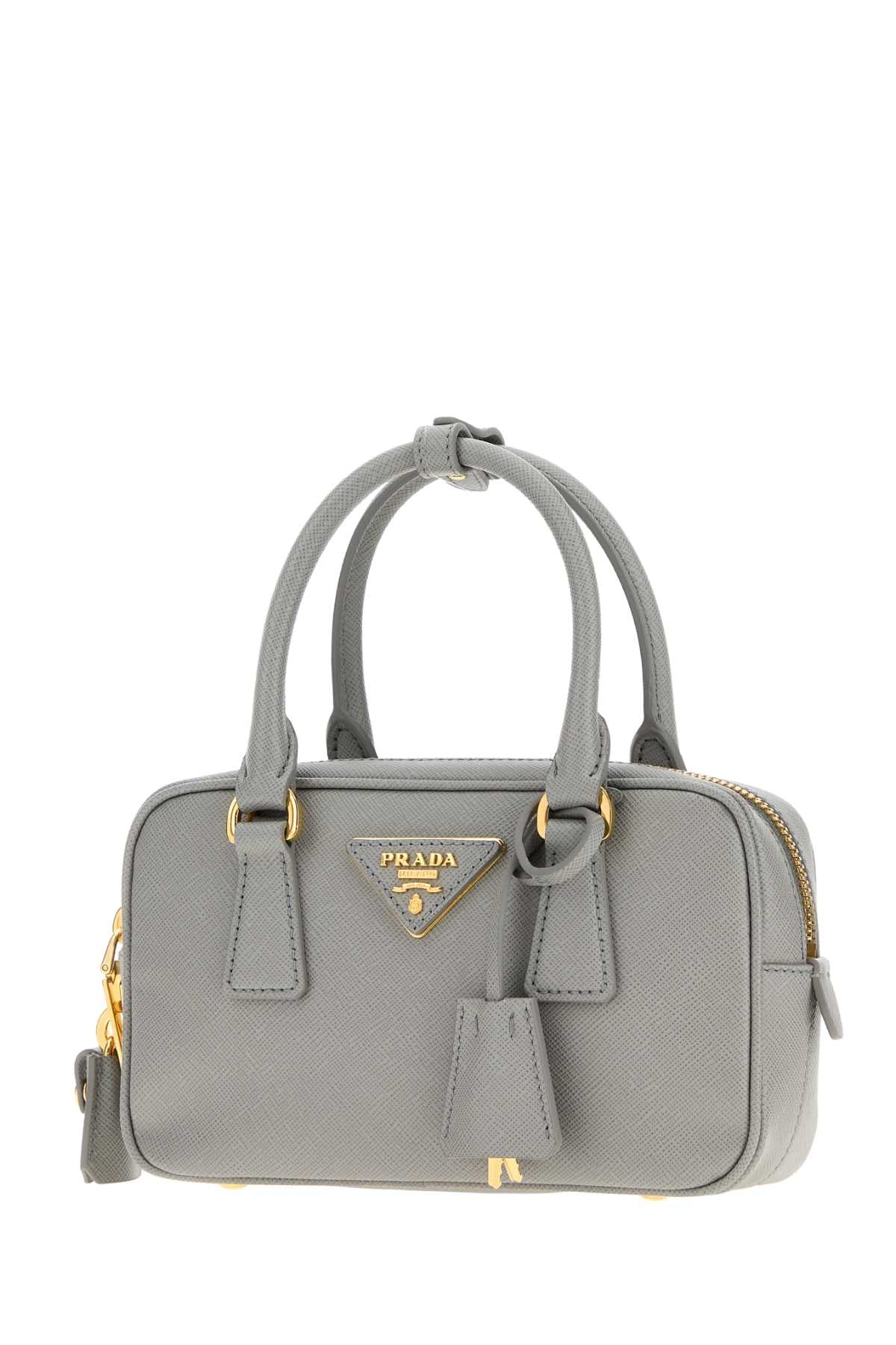 Prada Women Powder Blue Leather Handbag PRADA