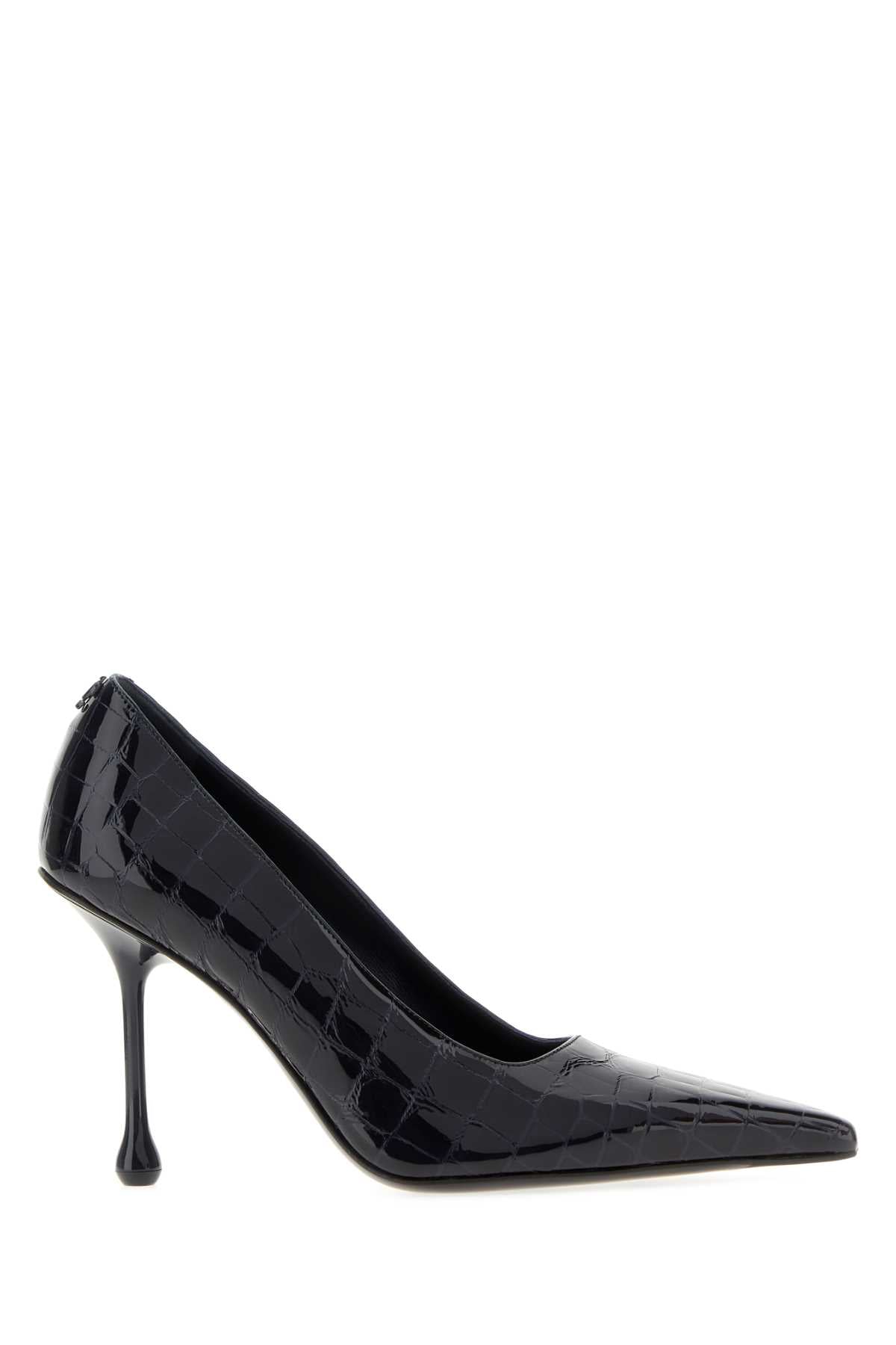 Jimmy Choo Women Black Leather Ixia Pumps JIMMY CHOO