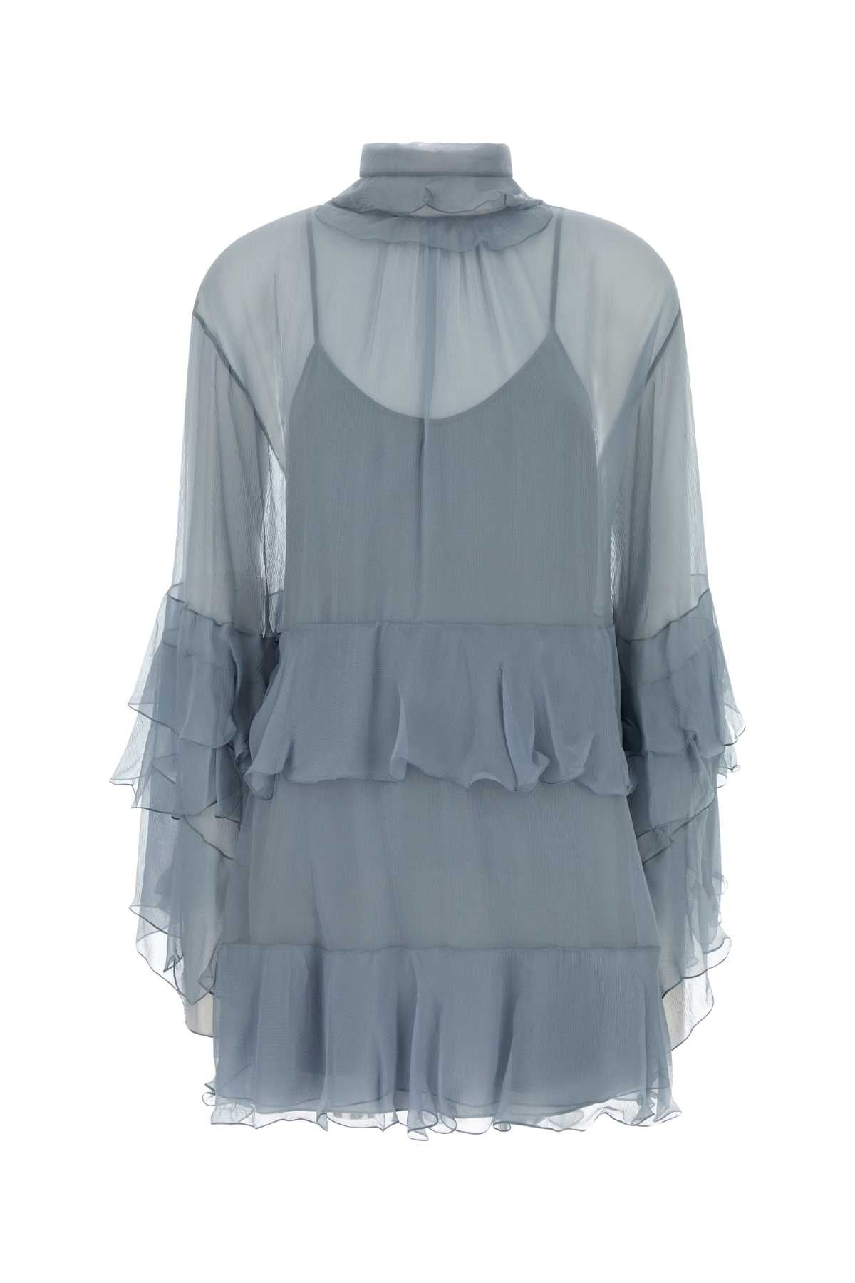 Chloe Women Powder Blue Crepe Dress CHLOE