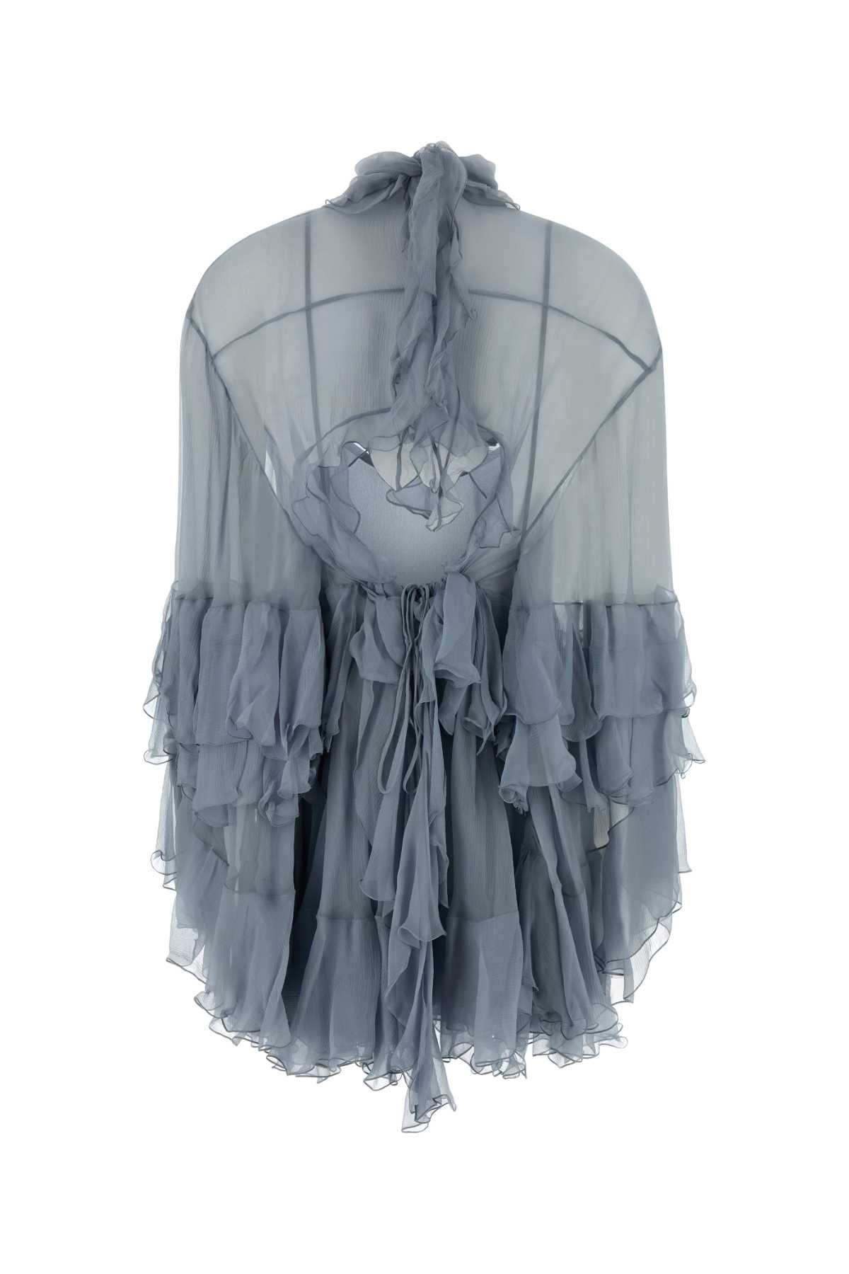 Chloe Women Powder Blue Crepe Dress CHLOE