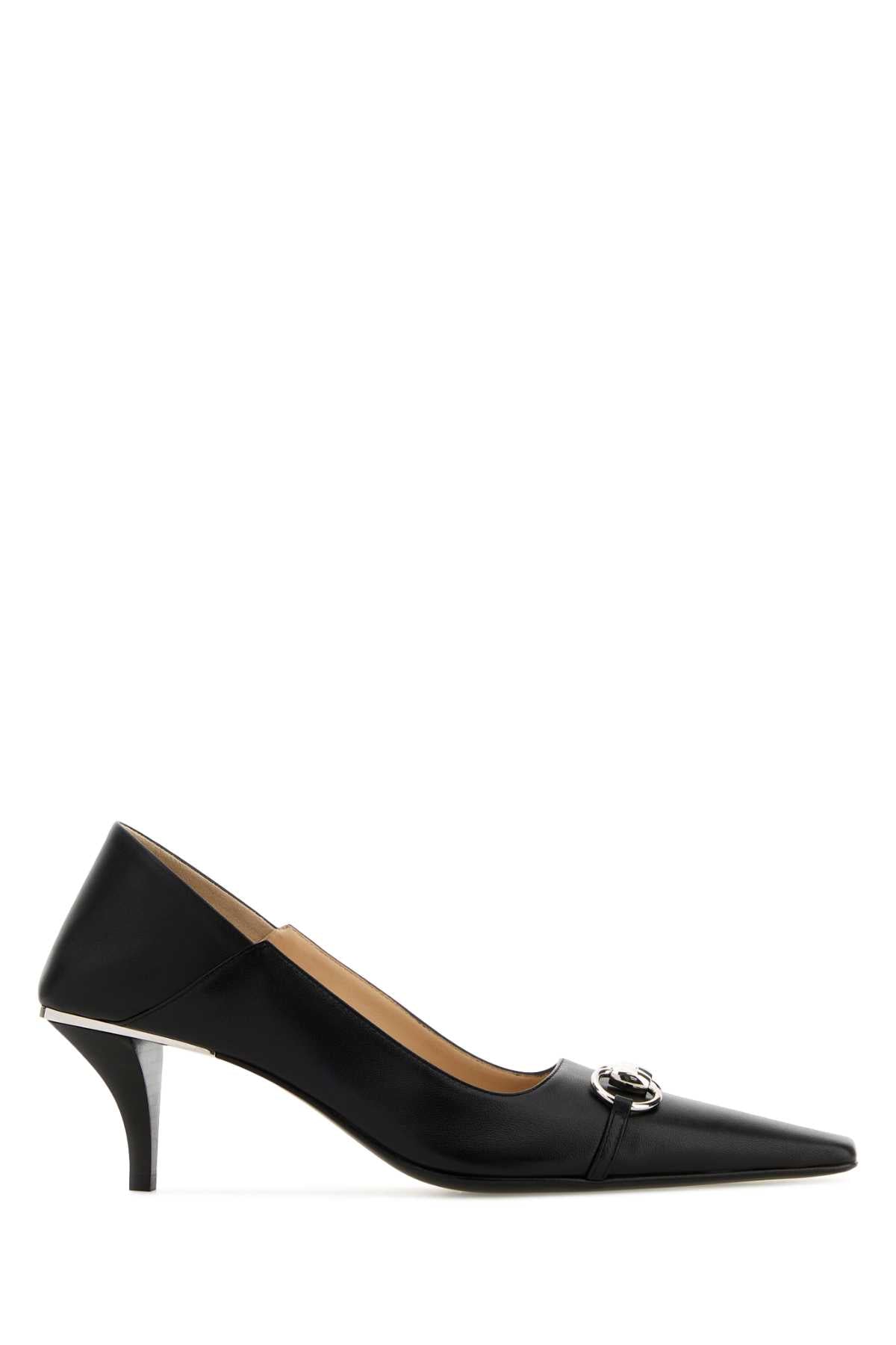 Gucci Women Black Leather Pumps GUCCI