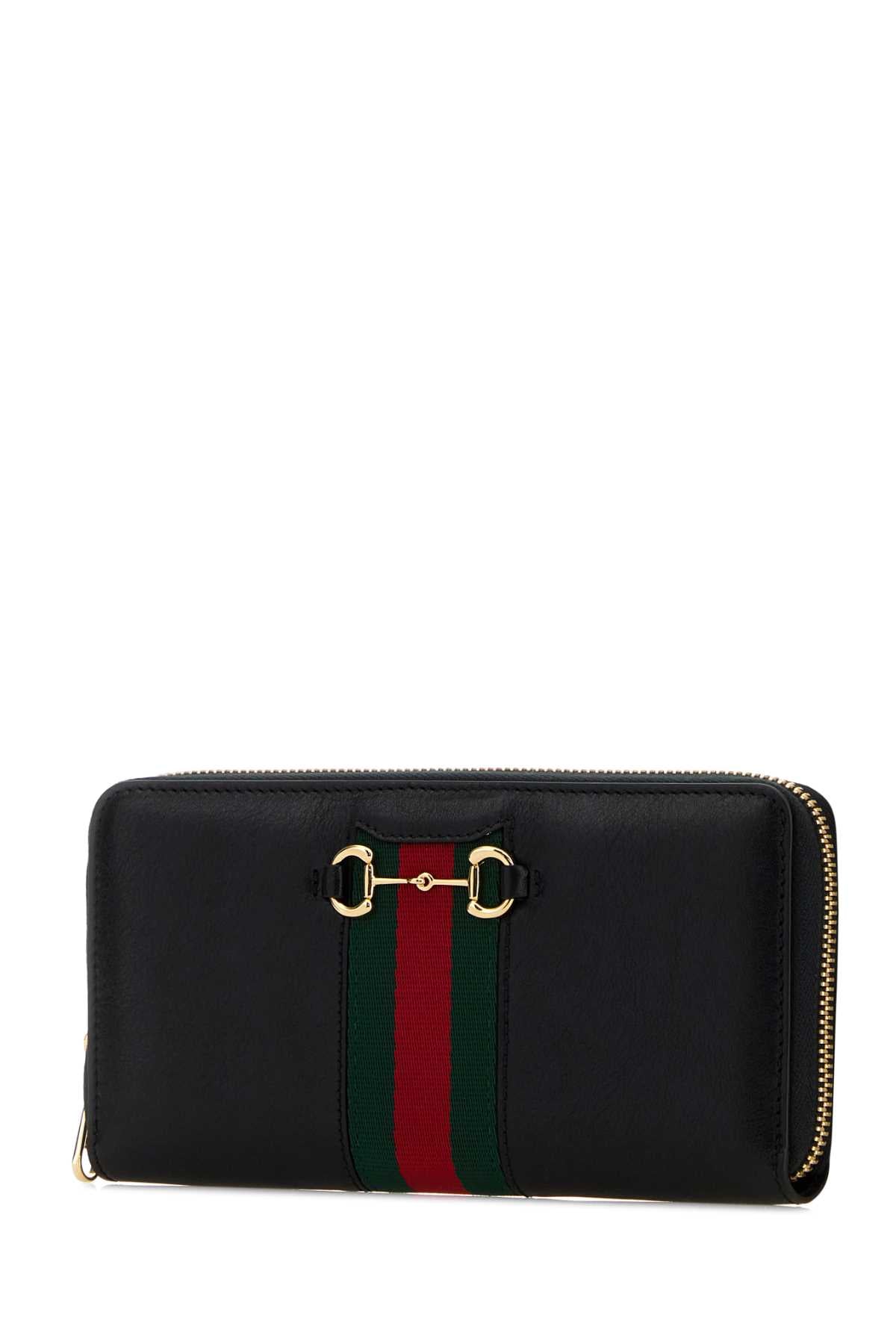 Gucci Women Black Leather Wallet GUCCI