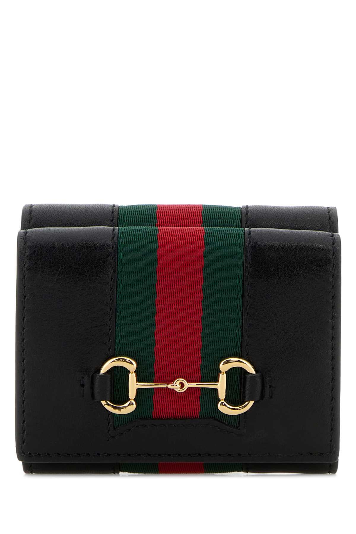 Gucci Women Black Leather Wallet GUCCI