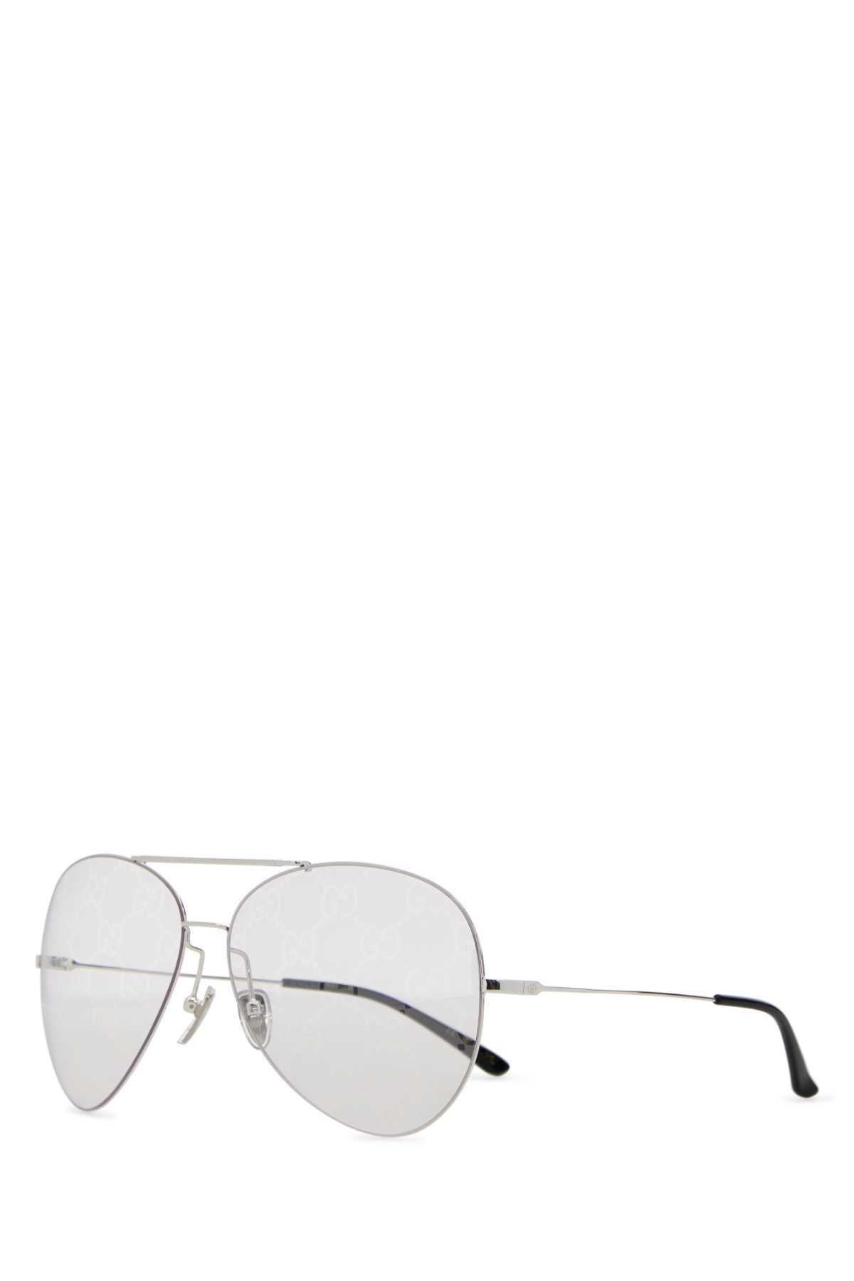Gucci Men Silver Metal Sunglasses GUCCI