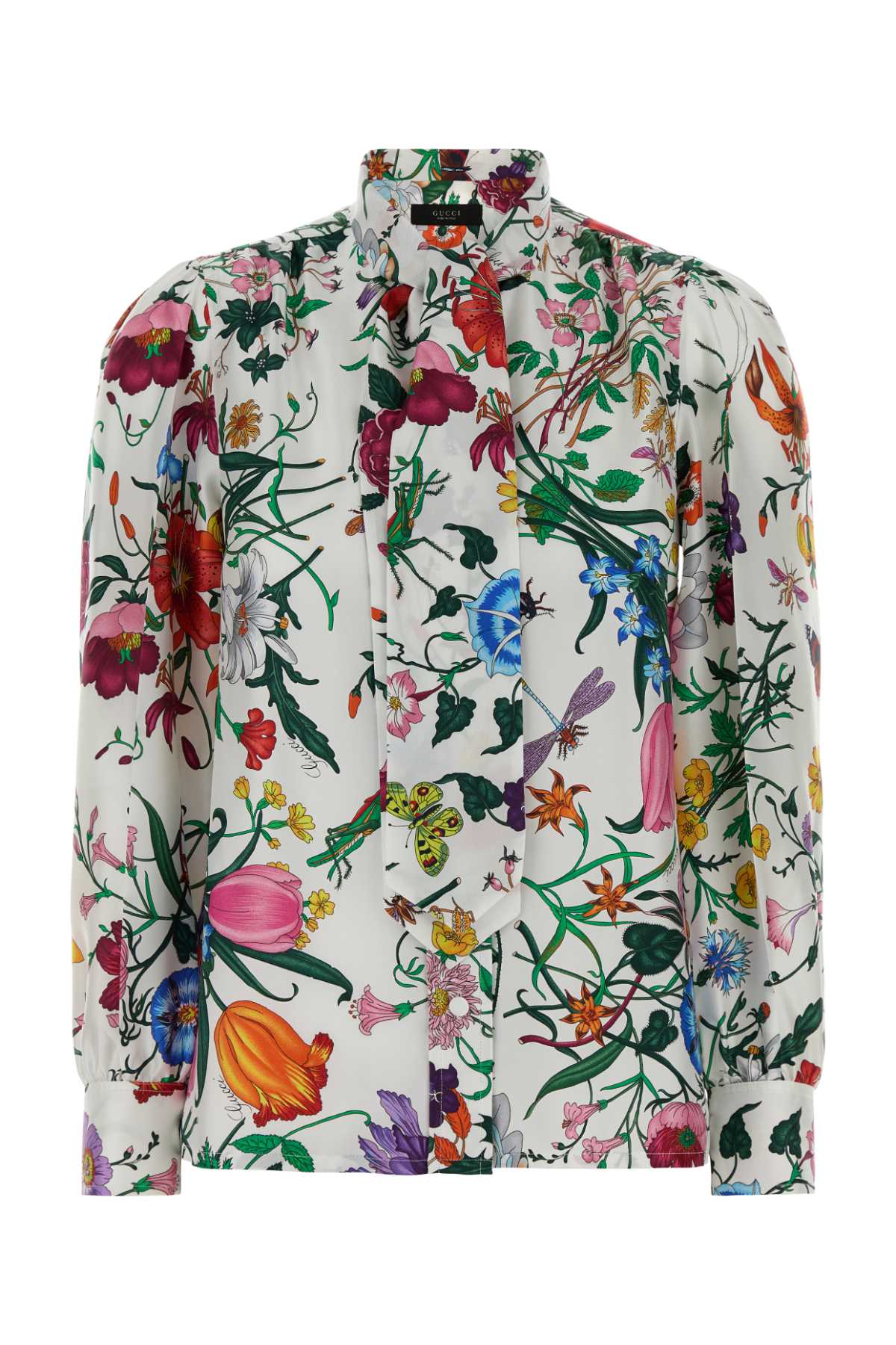 Gucci Women Printed Silk Shirt GUCCI