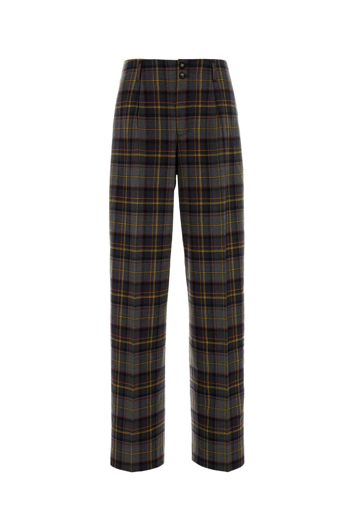 Etro Women Embroidered Stretch Wool Pant ETRO
