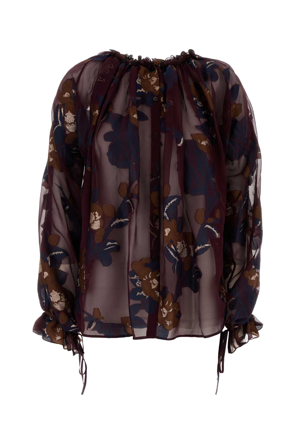 Etro Women Embroidered Silk Blend Shirt ETRO
