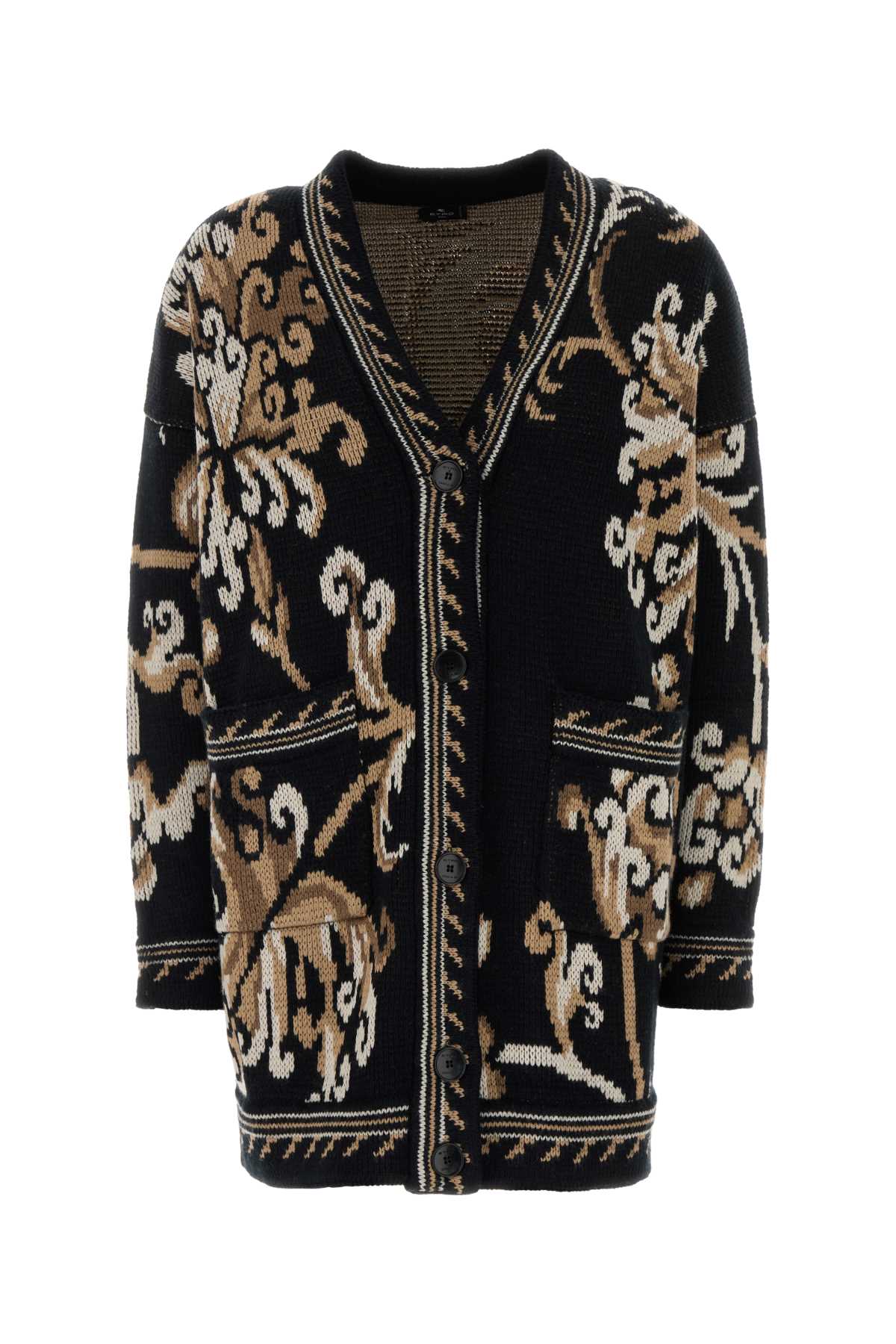 Etro Women Embroidered Wool Cardigan ETRO