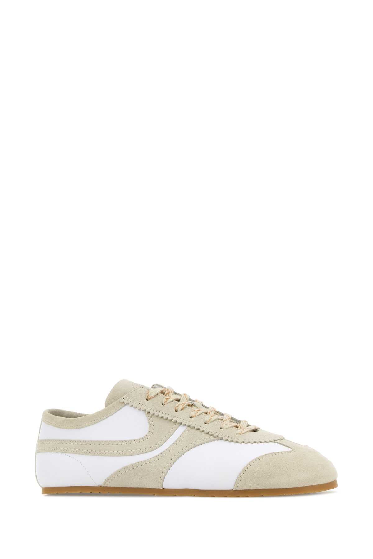 Dries Van Noten Men Two-Tone Leather Sneakers DRIES VAN NOTEN