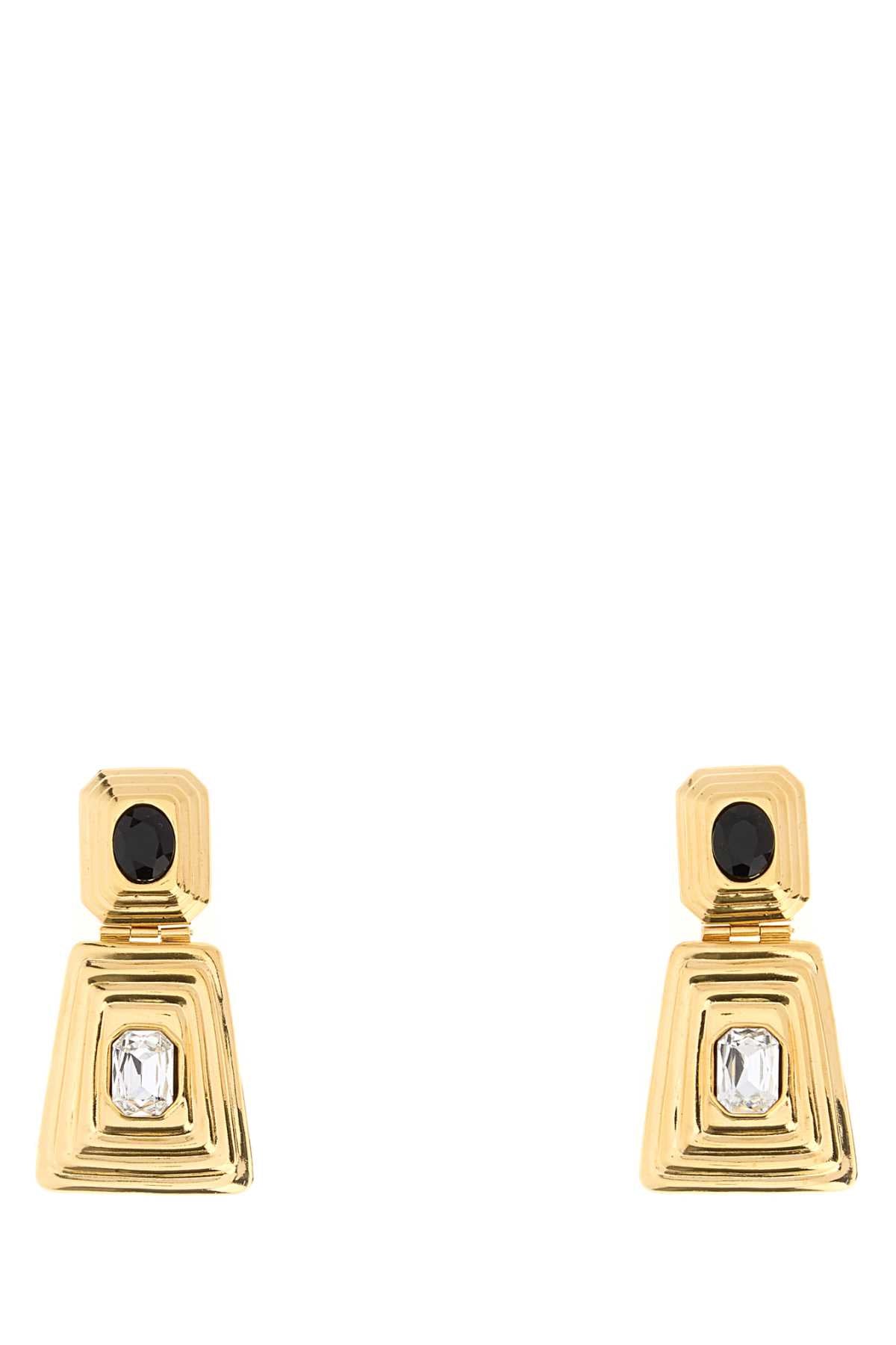 Alessandra Rich Women Gold Metal Earrings ALESSANDRA RICH