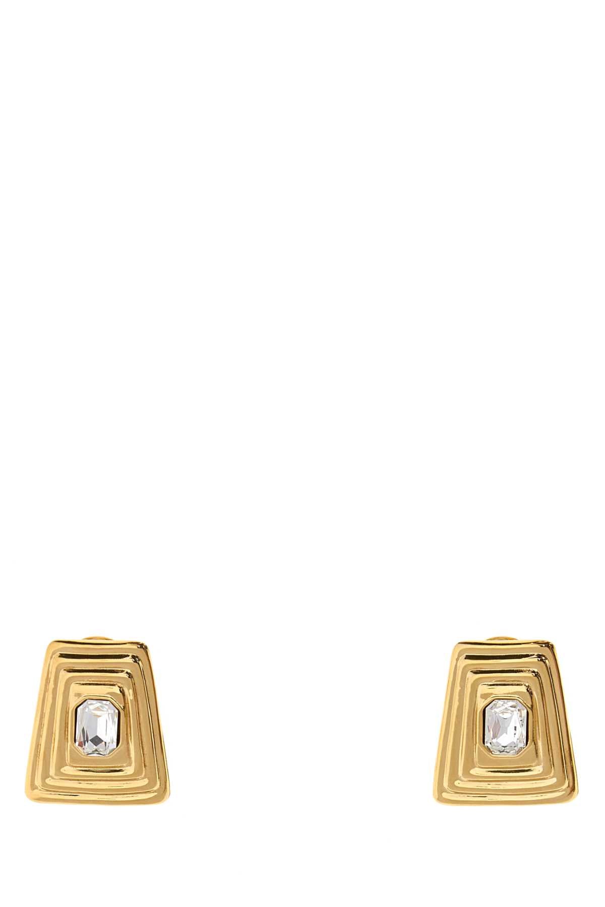 Alessandra Rich Women Gold Metal Earrings ALESSANDRA RICH