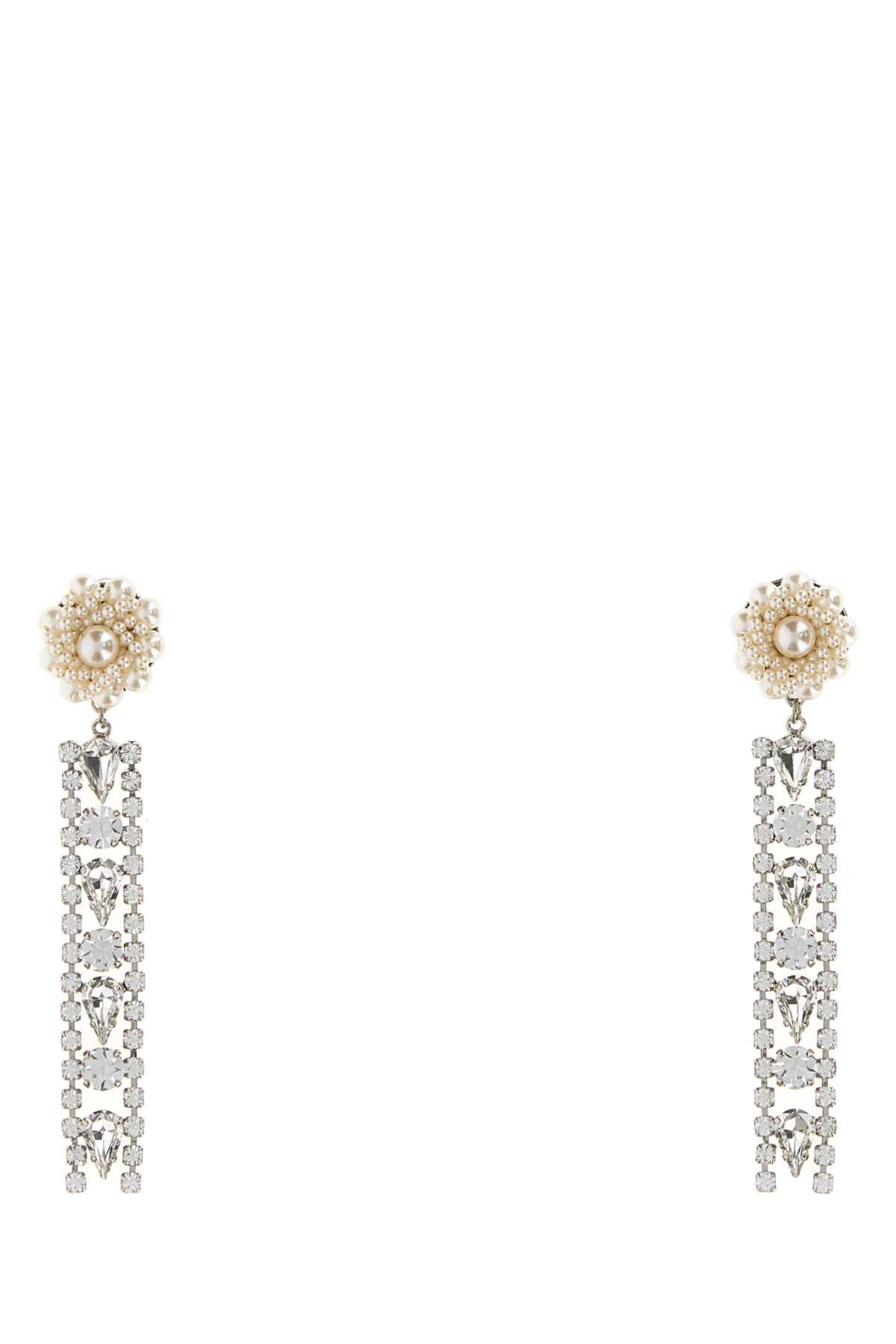 Alessandra Rich Women Embellished Metal Earrings ALESSANDRA RICH