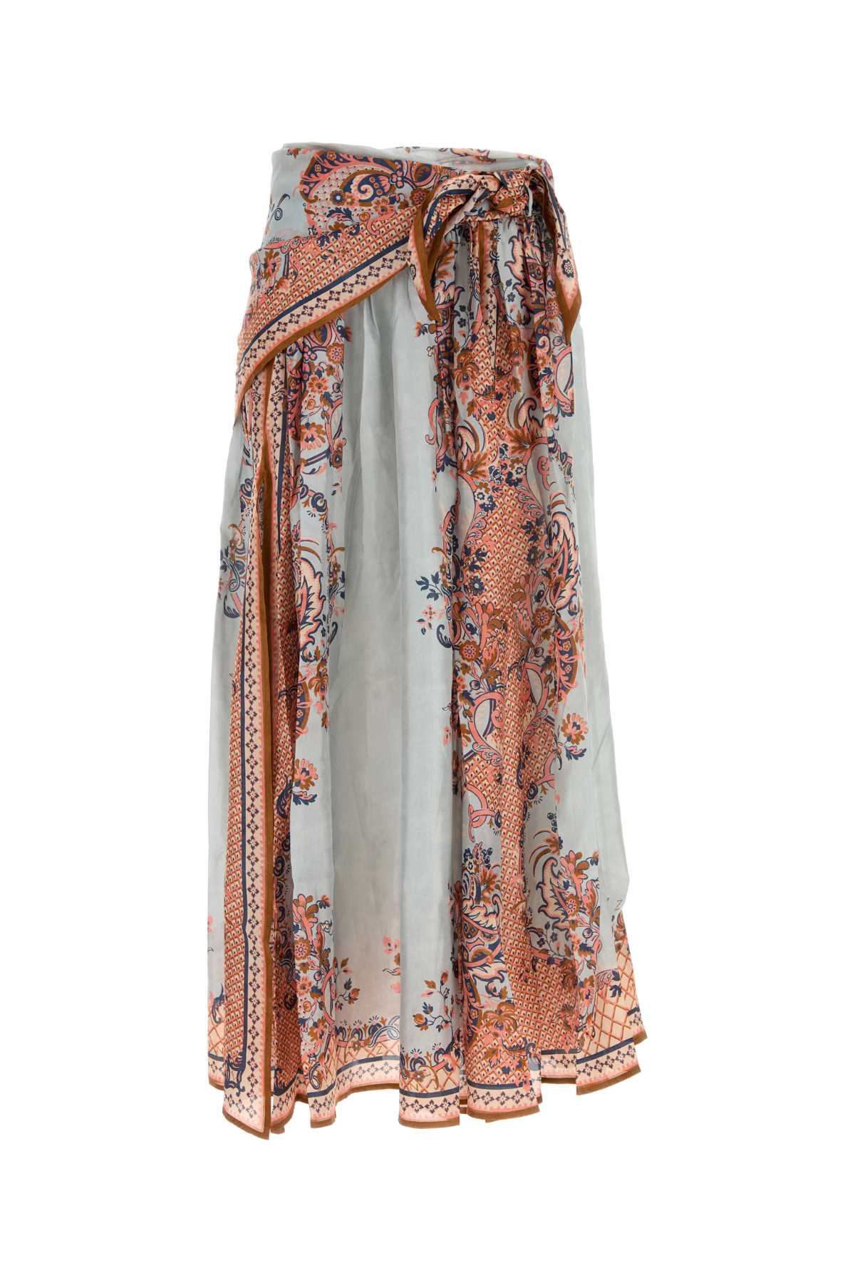 Zimmermann Women Printed Silk Aster Skirt ZIMMERMANN