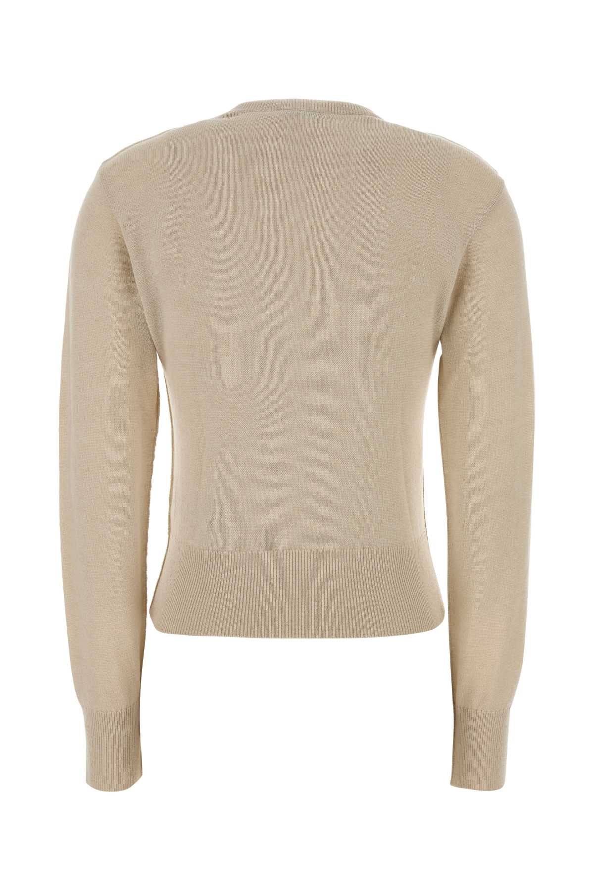 Burberry Women Sand Wool Blend Sweater BURBERRY