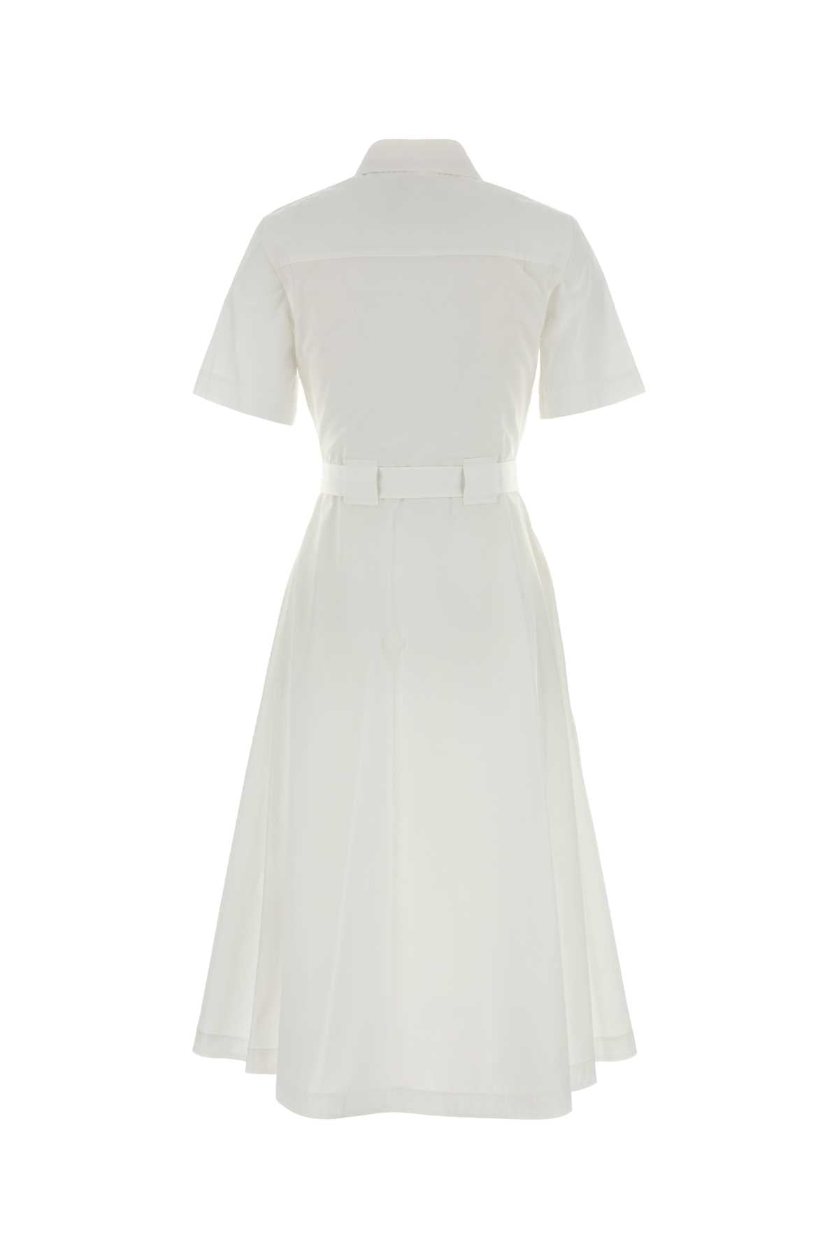 Burberry Women White Poplin Shirt Dress BURBERRY