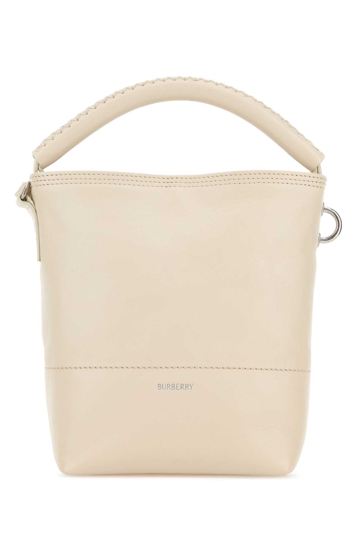 Burberry Women Ivory Leather Handbag BURBERRY