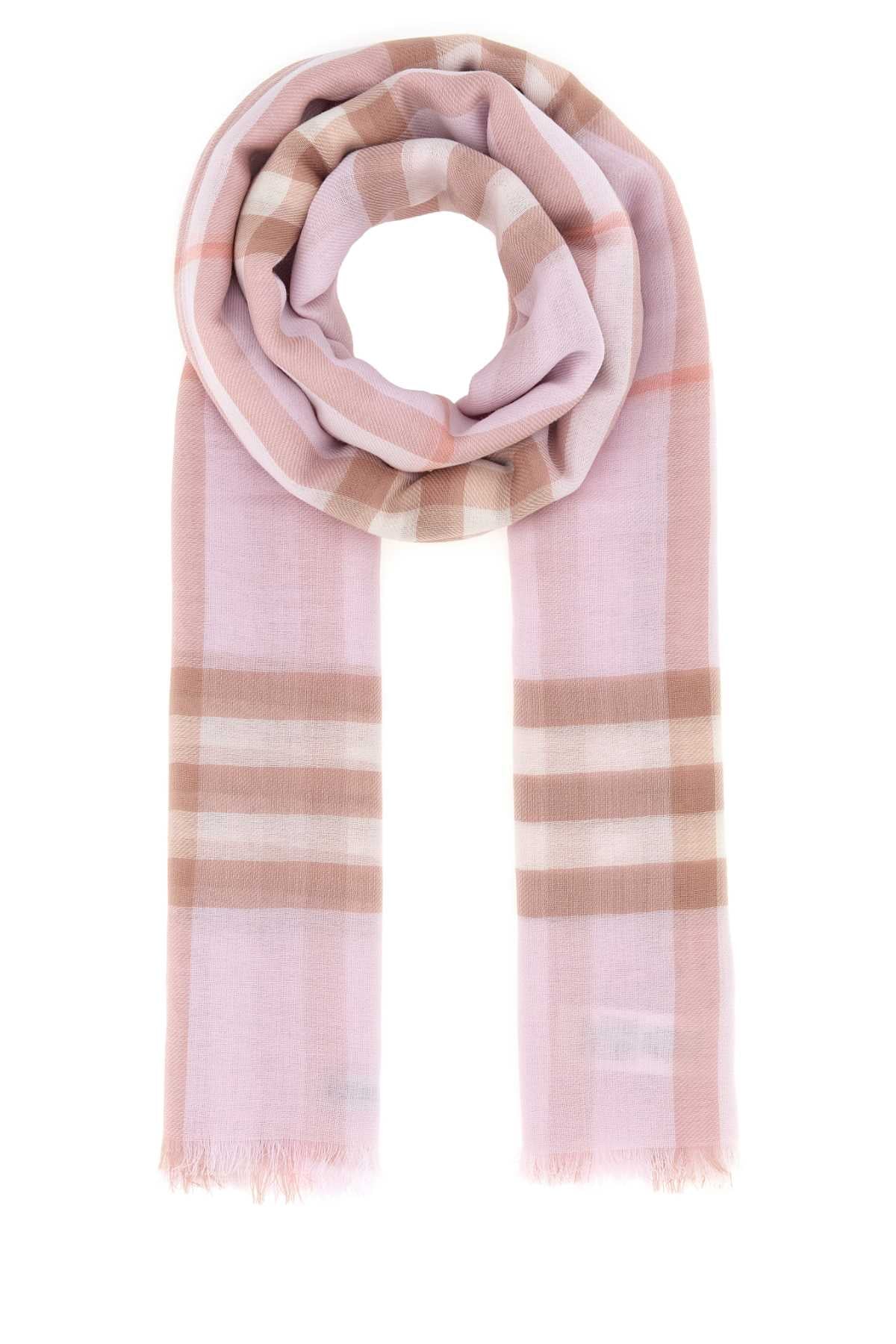 Burberry Women Embroidered Wool Scarf BURBERRY