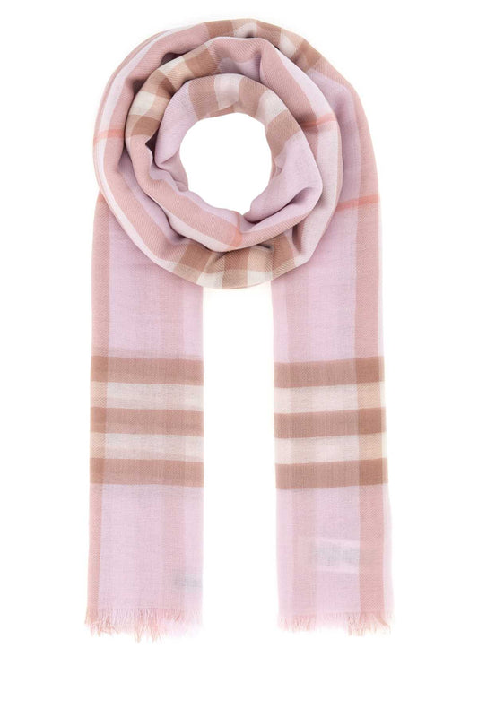 Burberry Women Embroidered Wool Scarf BURBERRY