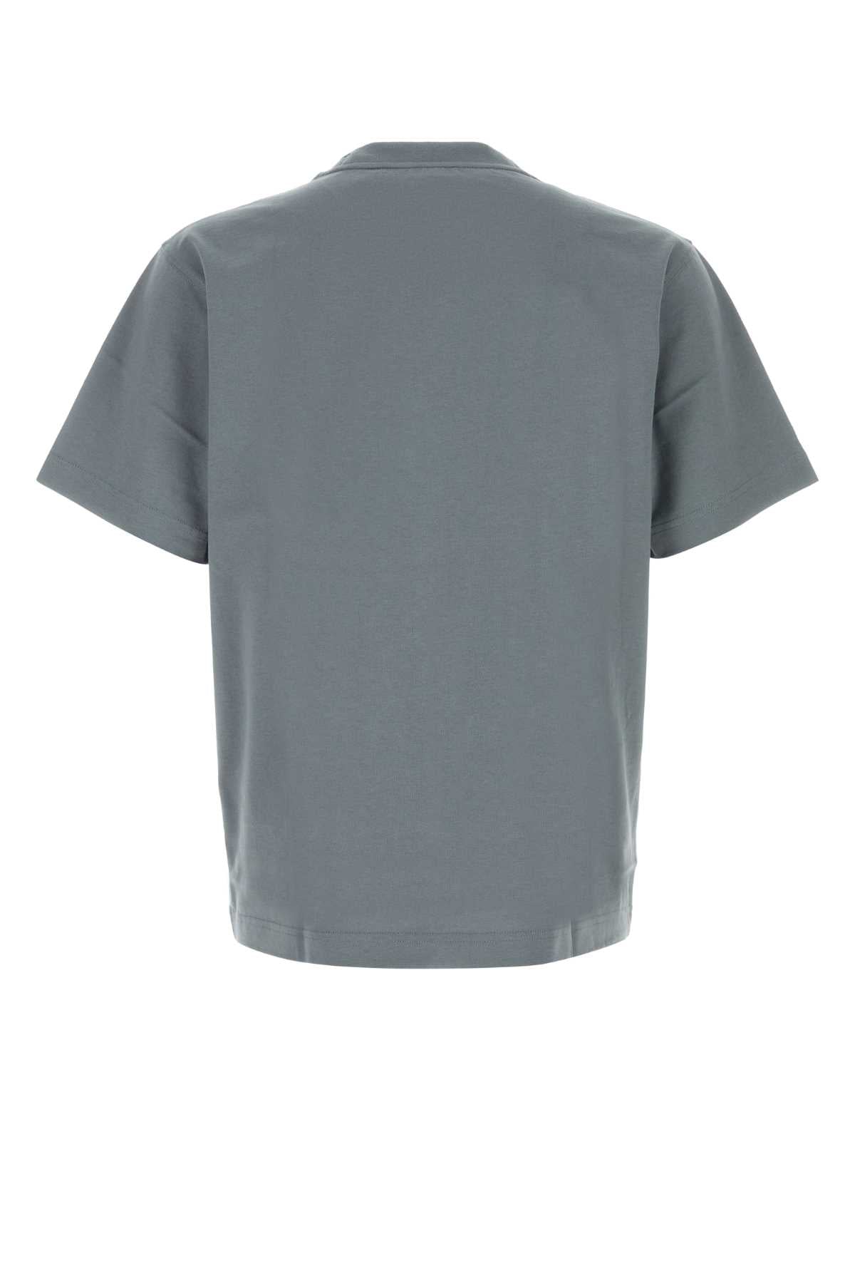 Burberry Men Dark Grey Cotton T-Shirt BURBERRY