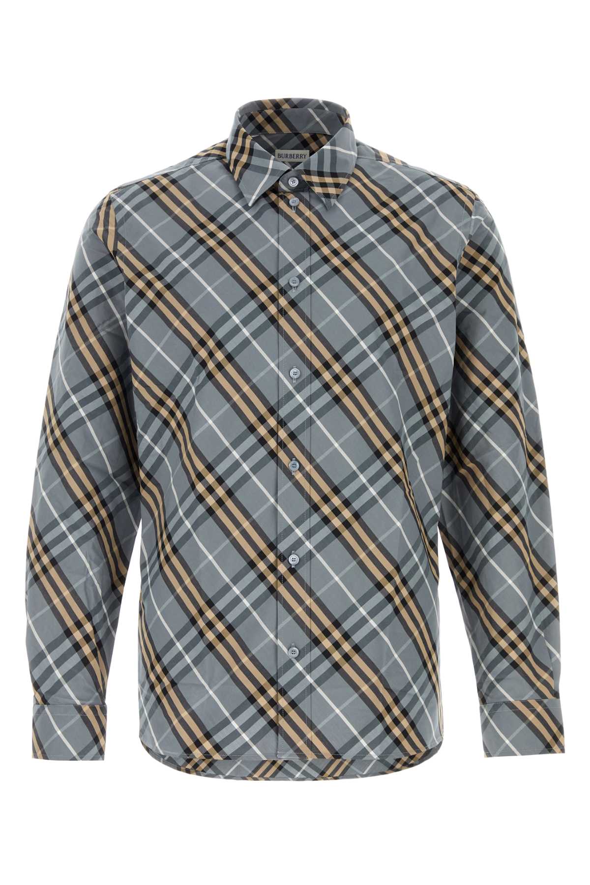 Burberry Men Embroidered Poplin Shirt BURBERRY