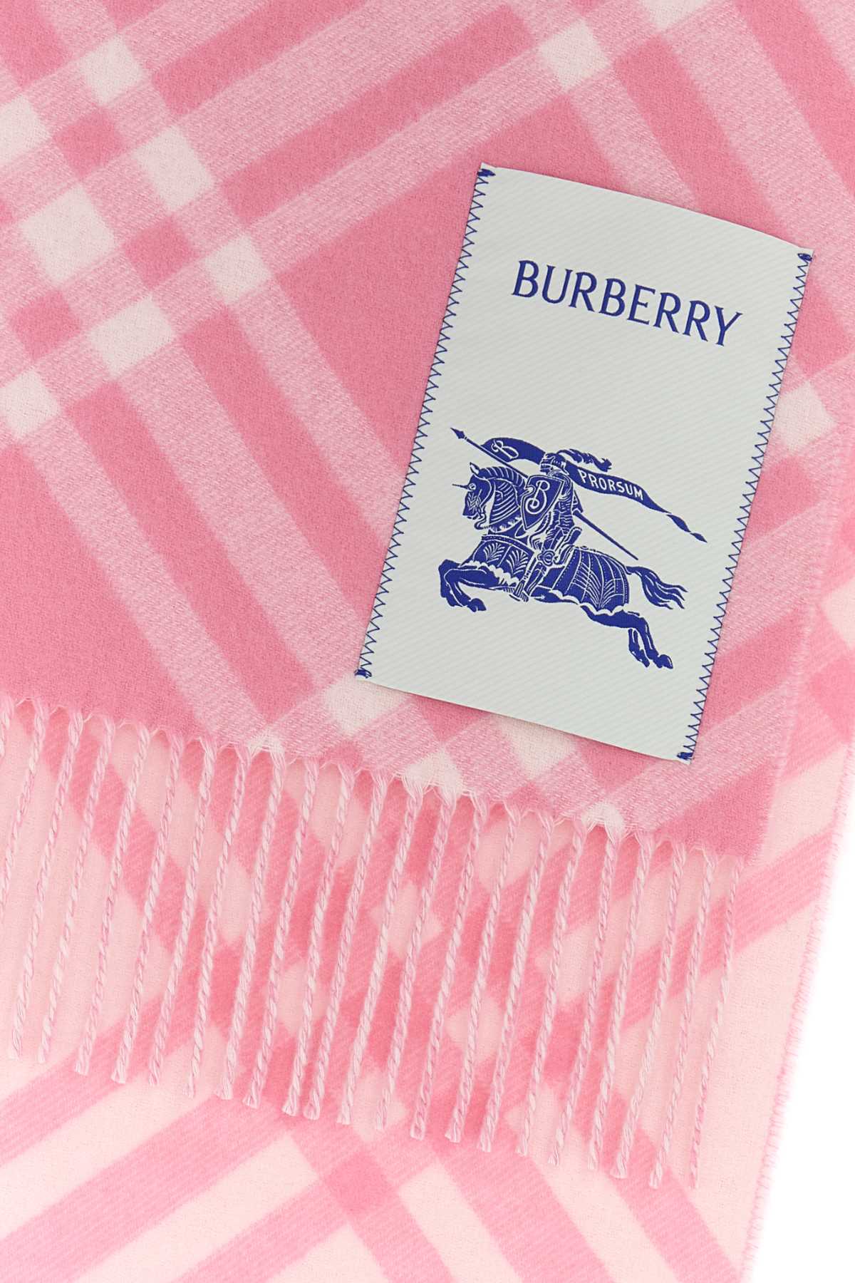 Burberry Unisex Embroidered Cashmere Scarf BURBERRY