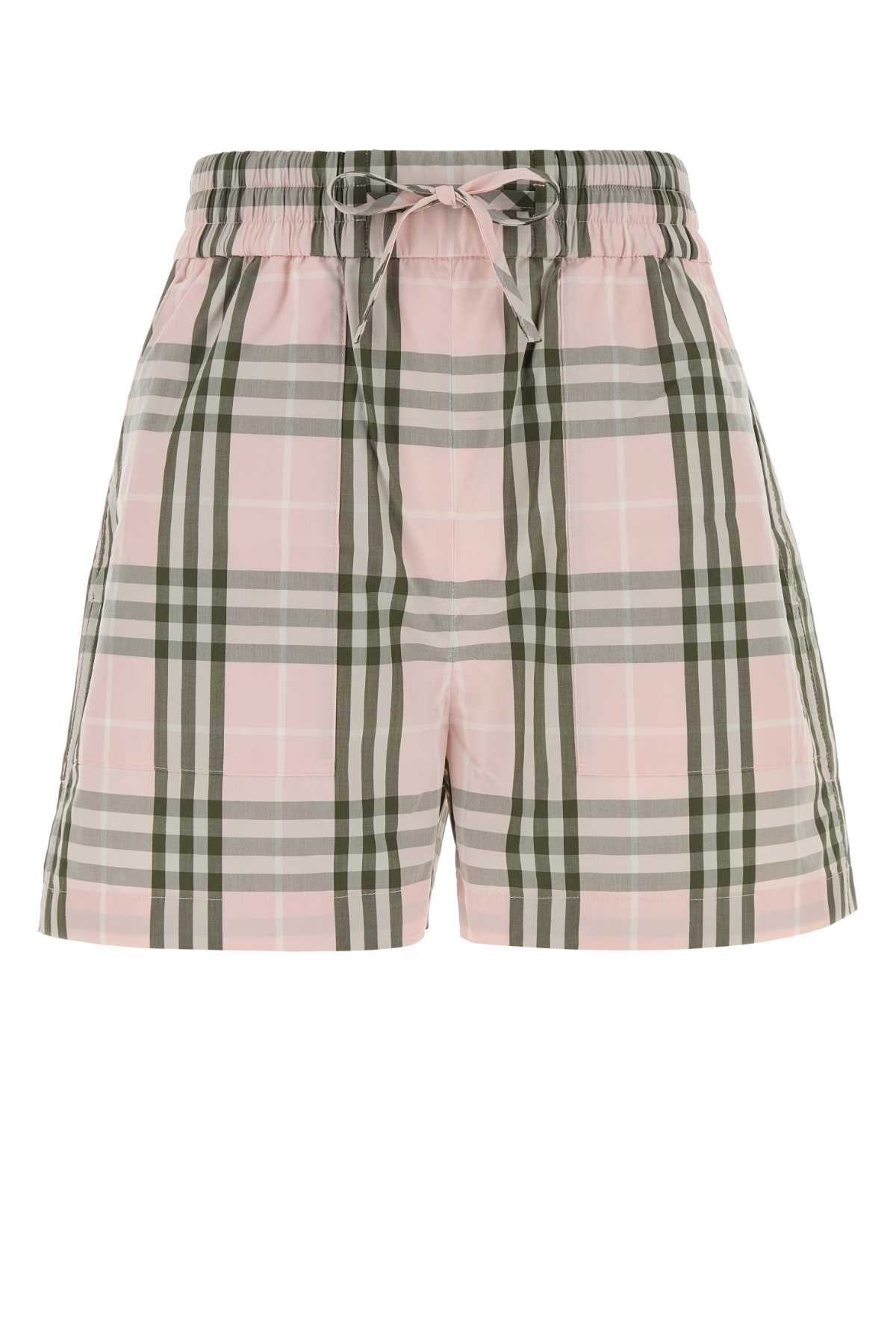 Burberry Women Embroidered Poplin Shorts BURBERRY