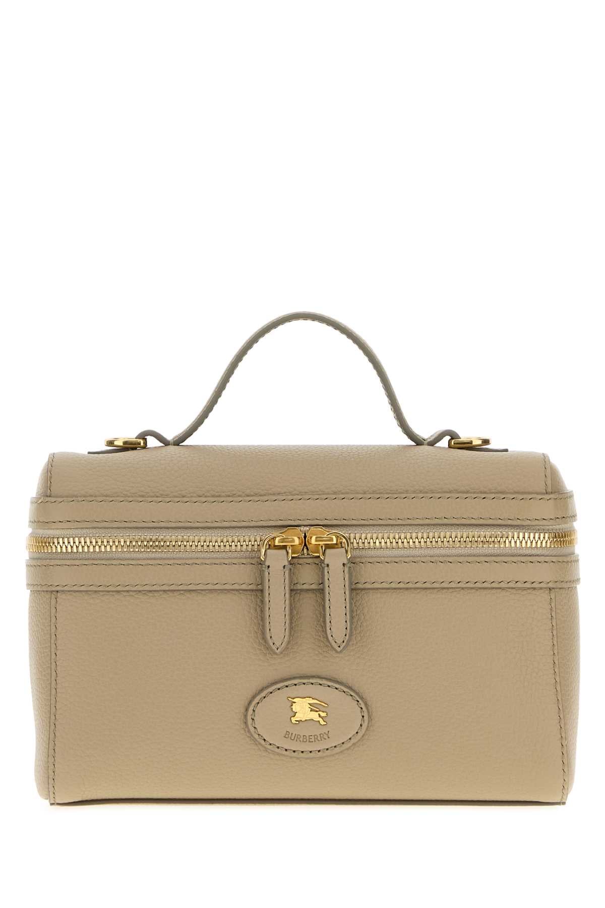 Burberry Women Dove Grey Leather Bloomsbury Handbag BURBERRY