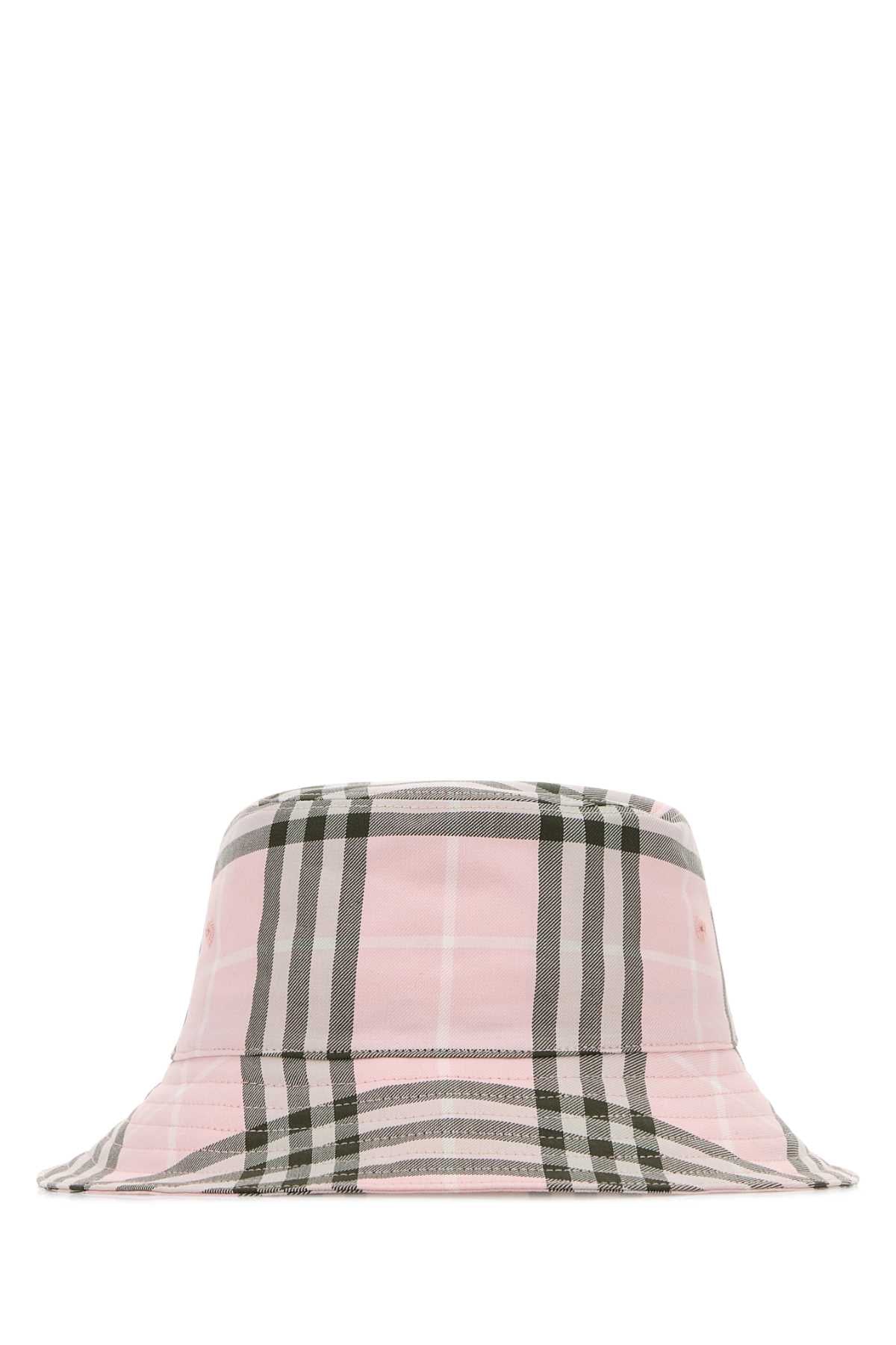 Burberry Women Embroidered Canvas Bucket Hat BURBERRY