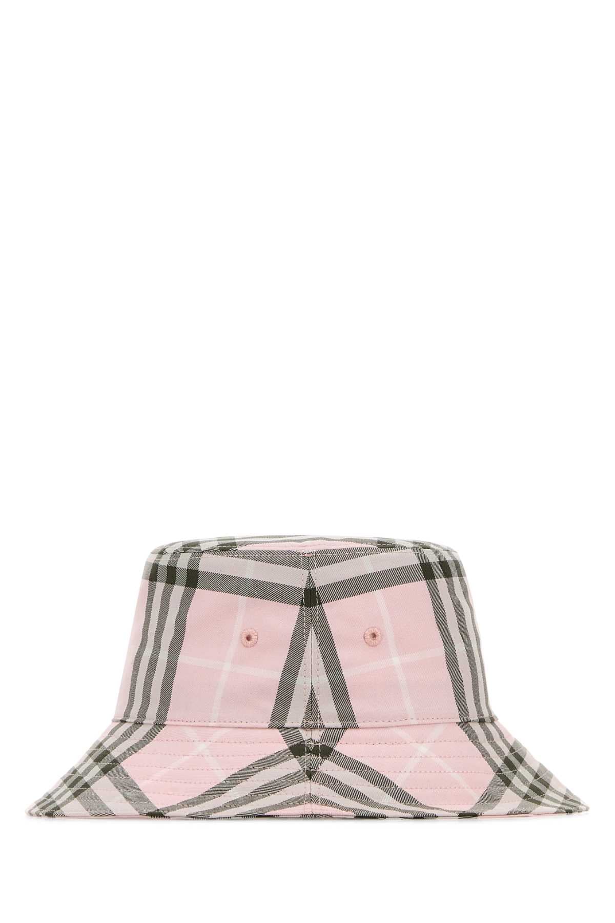 Burberry Women Embroidered Canvas Bucket Hat BURBERRY