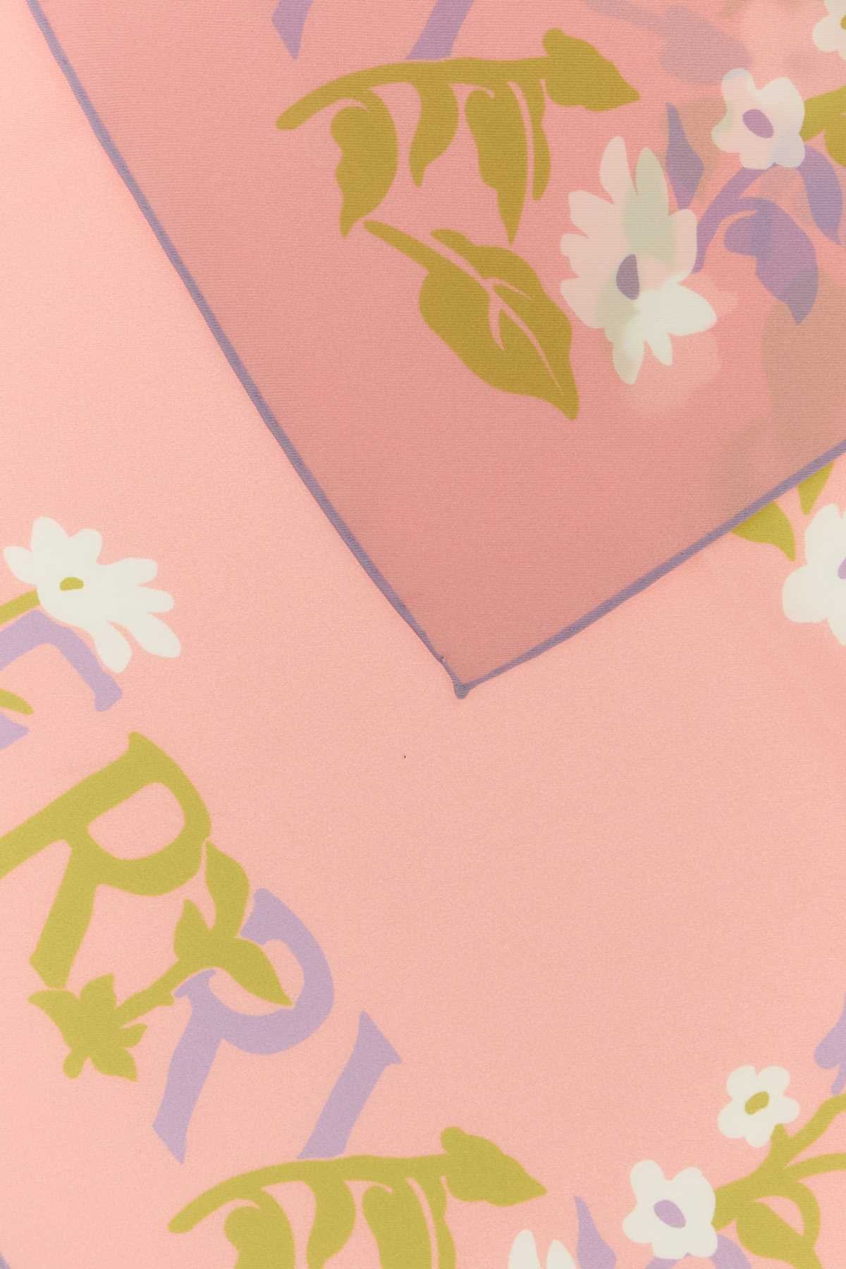 Burberry Women Pink Floral Foulard BURBERRY