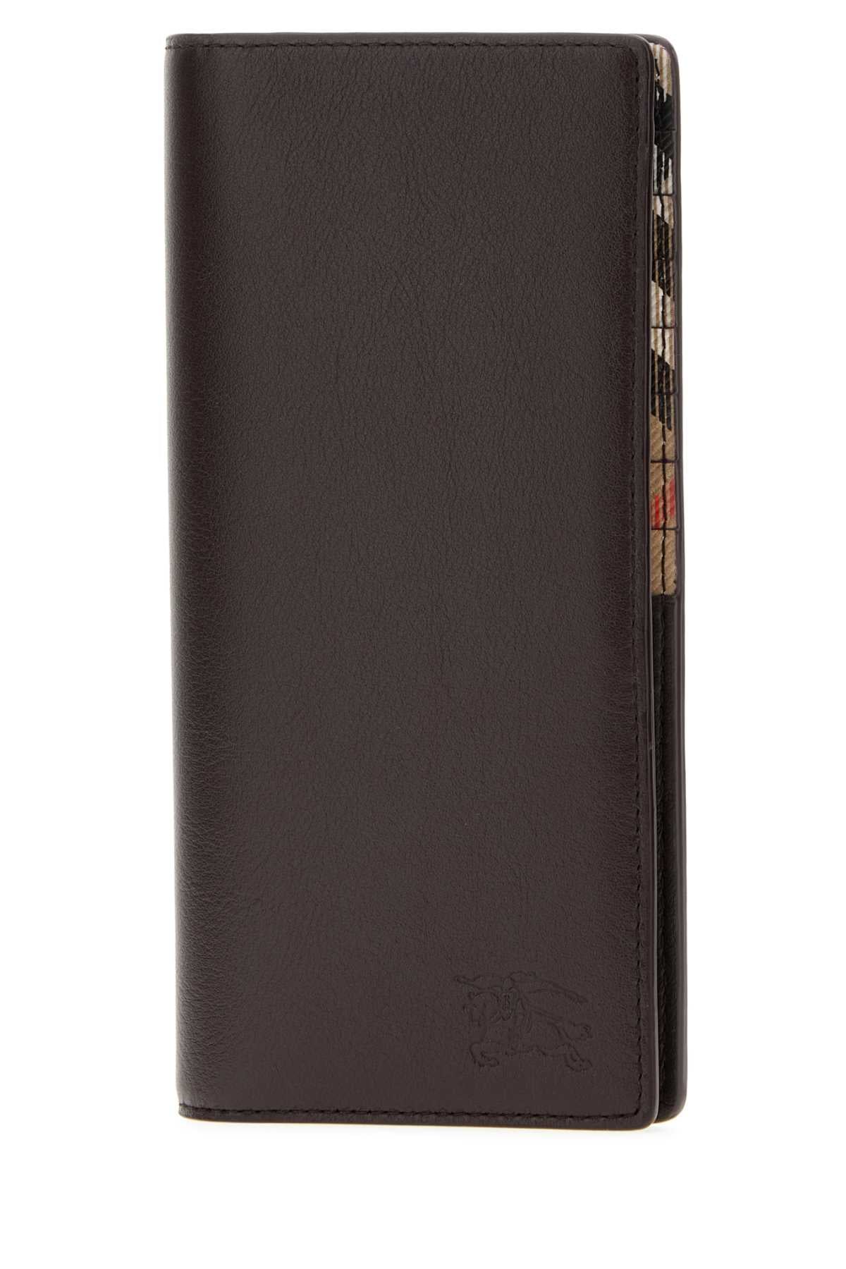 Burberry Men Chocolate Leather Wallet BURBERRY