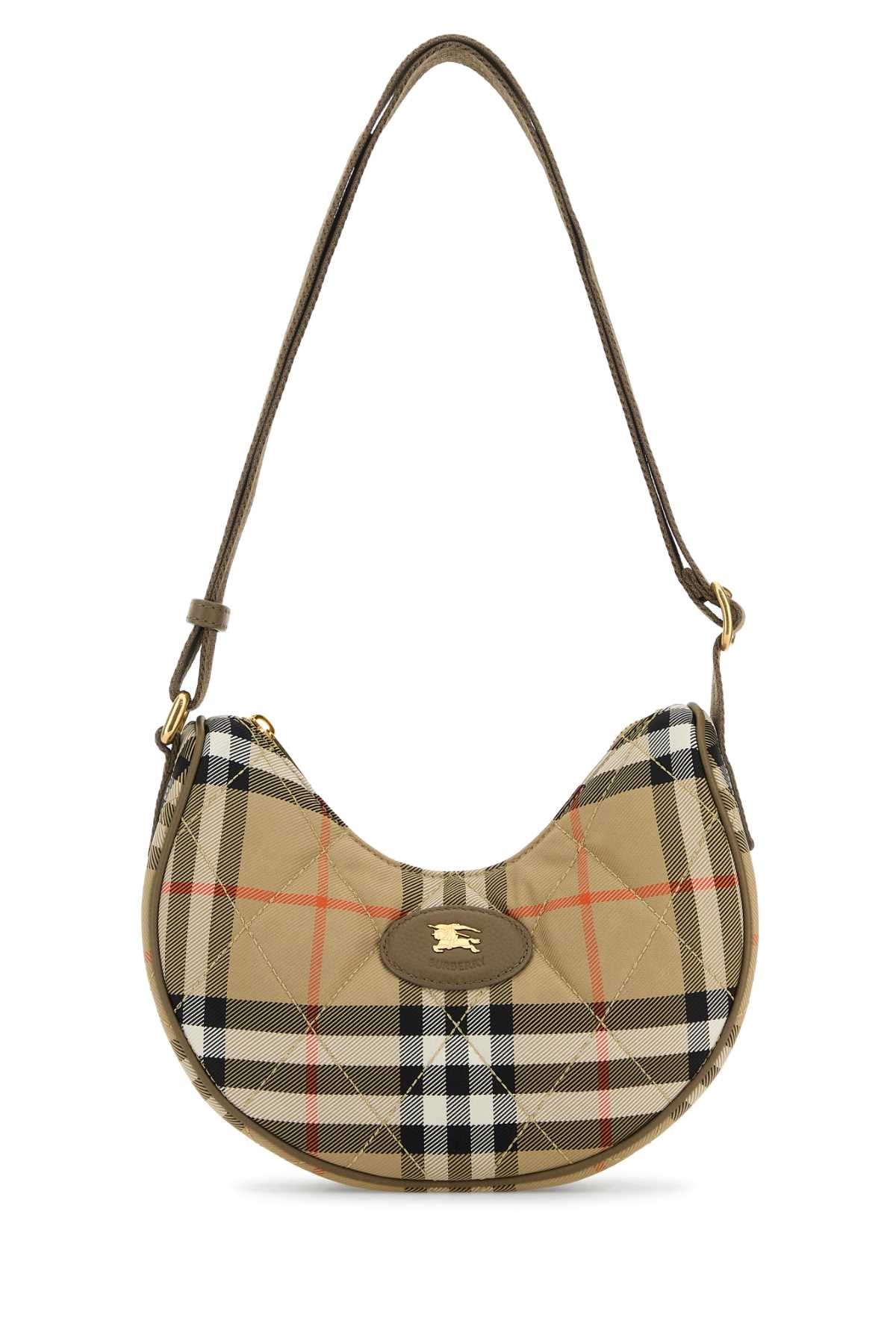 Burberry Women Embroidered Canvas Crossbred Bag BURBERRY