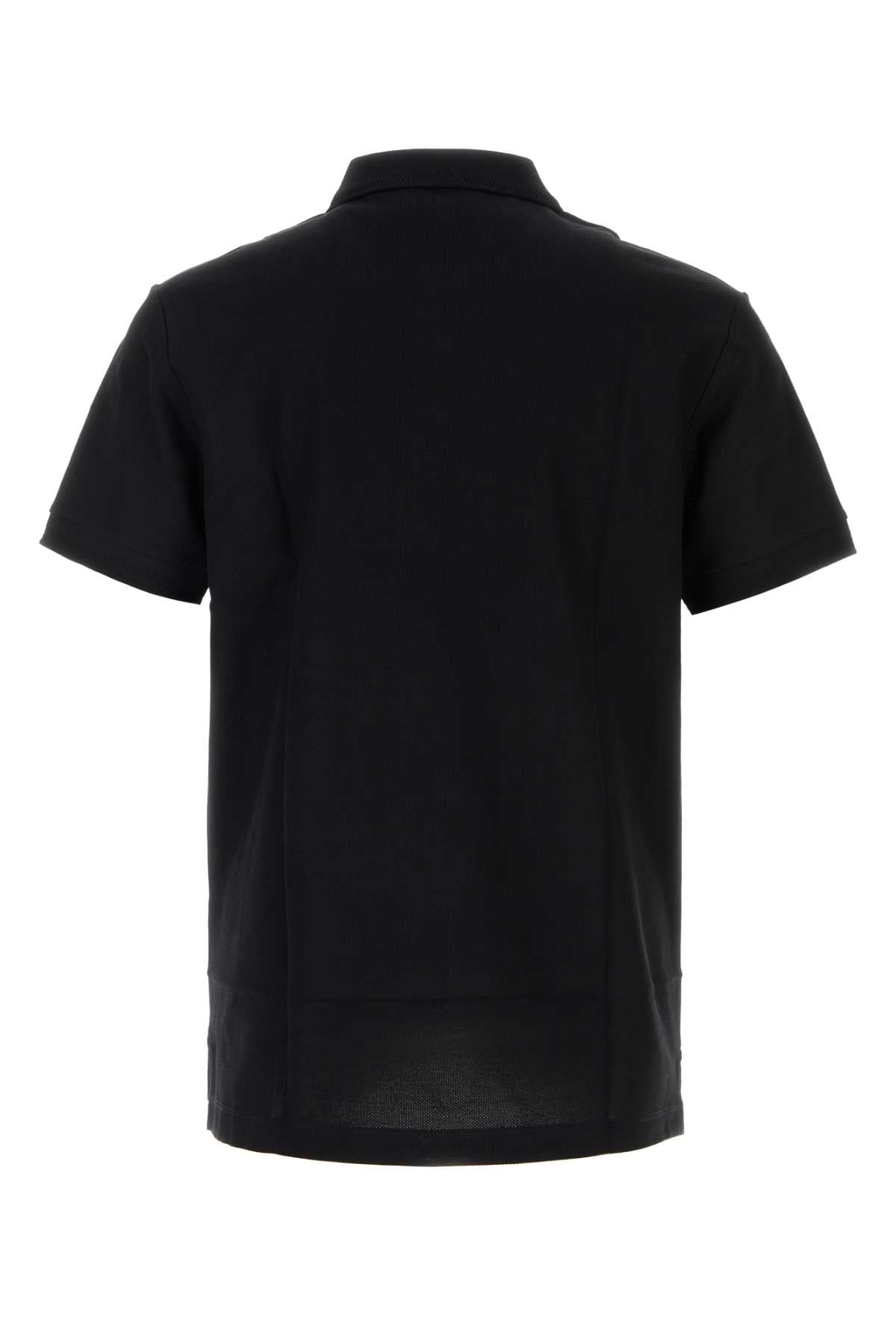 Burberry Men Black Piquet Polo Shirt BURBERRY