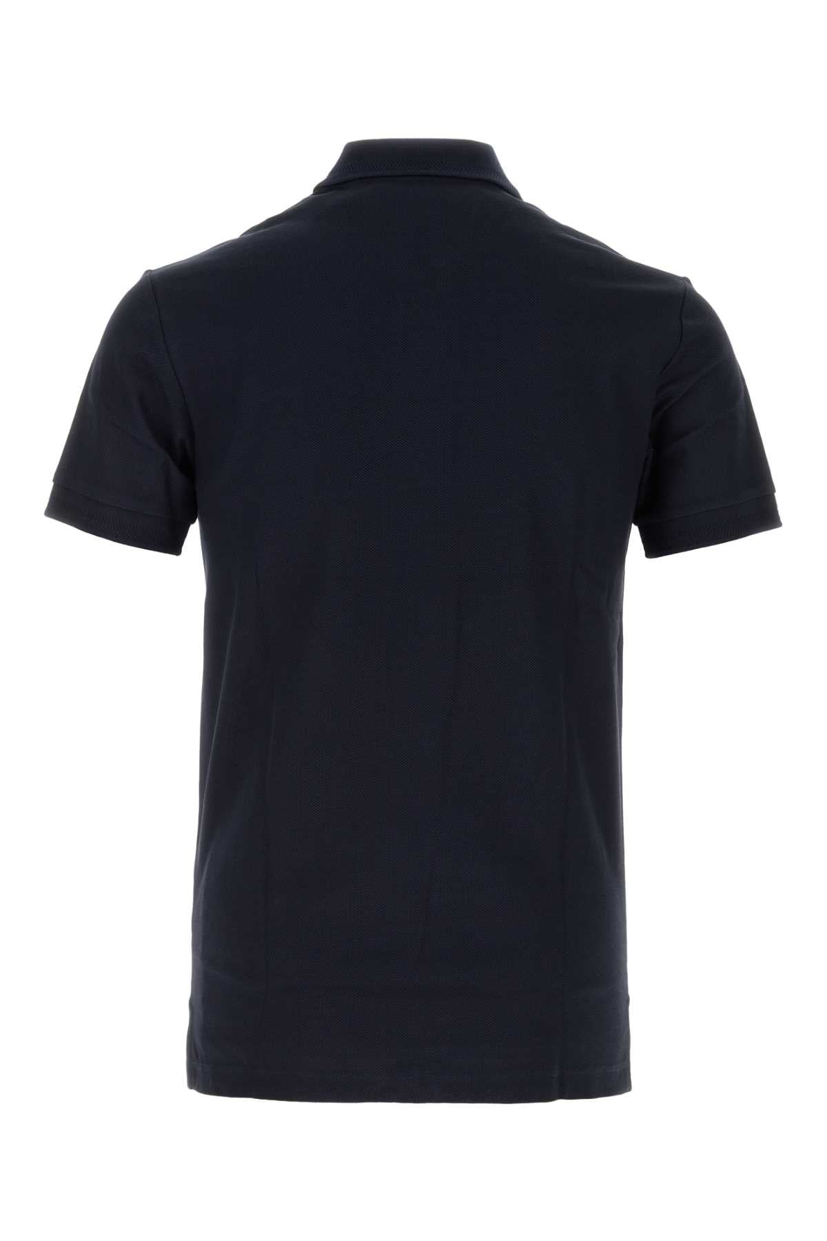 Burberry Men Midnight Blue Piquet Polo Shirt BURBERRY