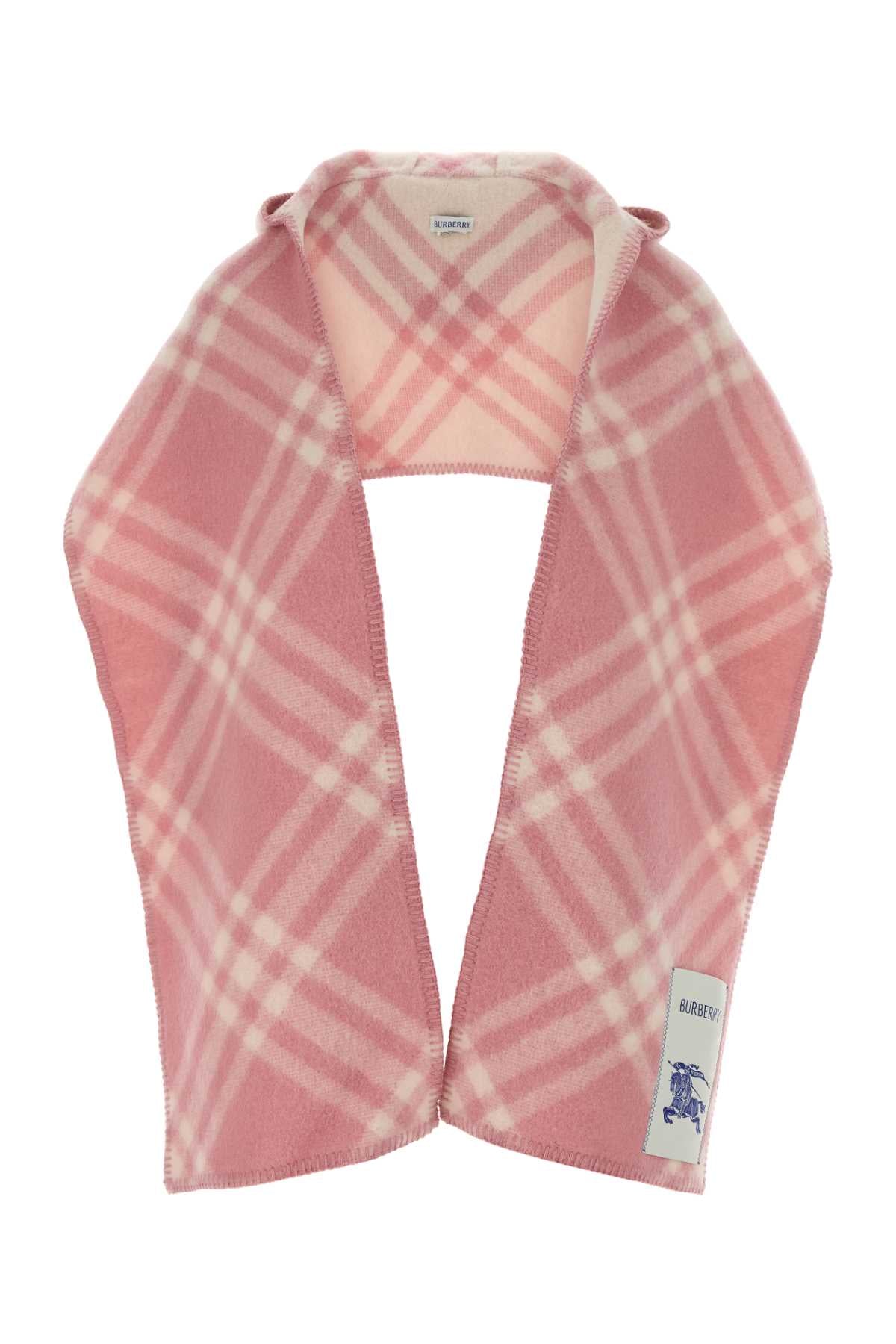 Burberry Unisex Embroidered Wool Scarf BURBERRY