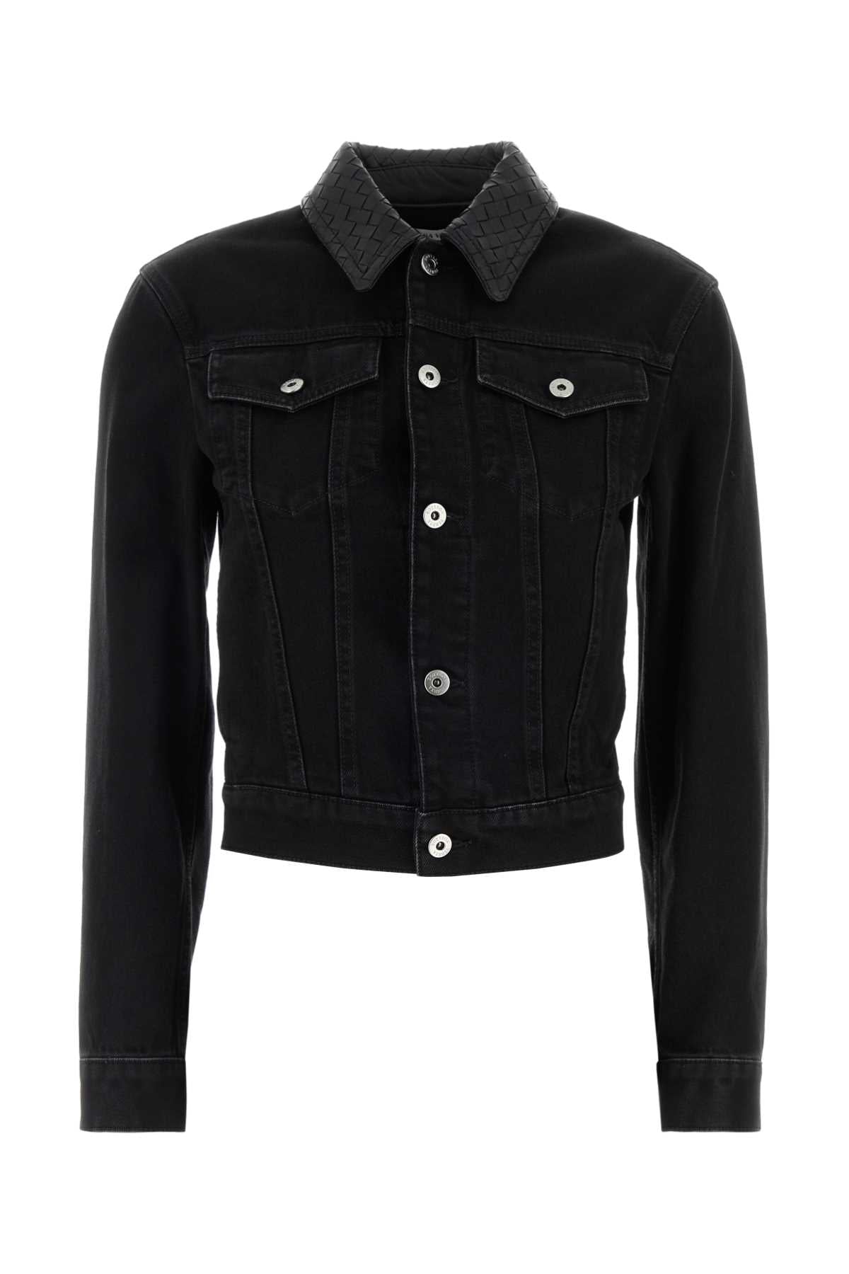 Bottega Veneta Women Black Denim Jacket BOTTEGA VENETA