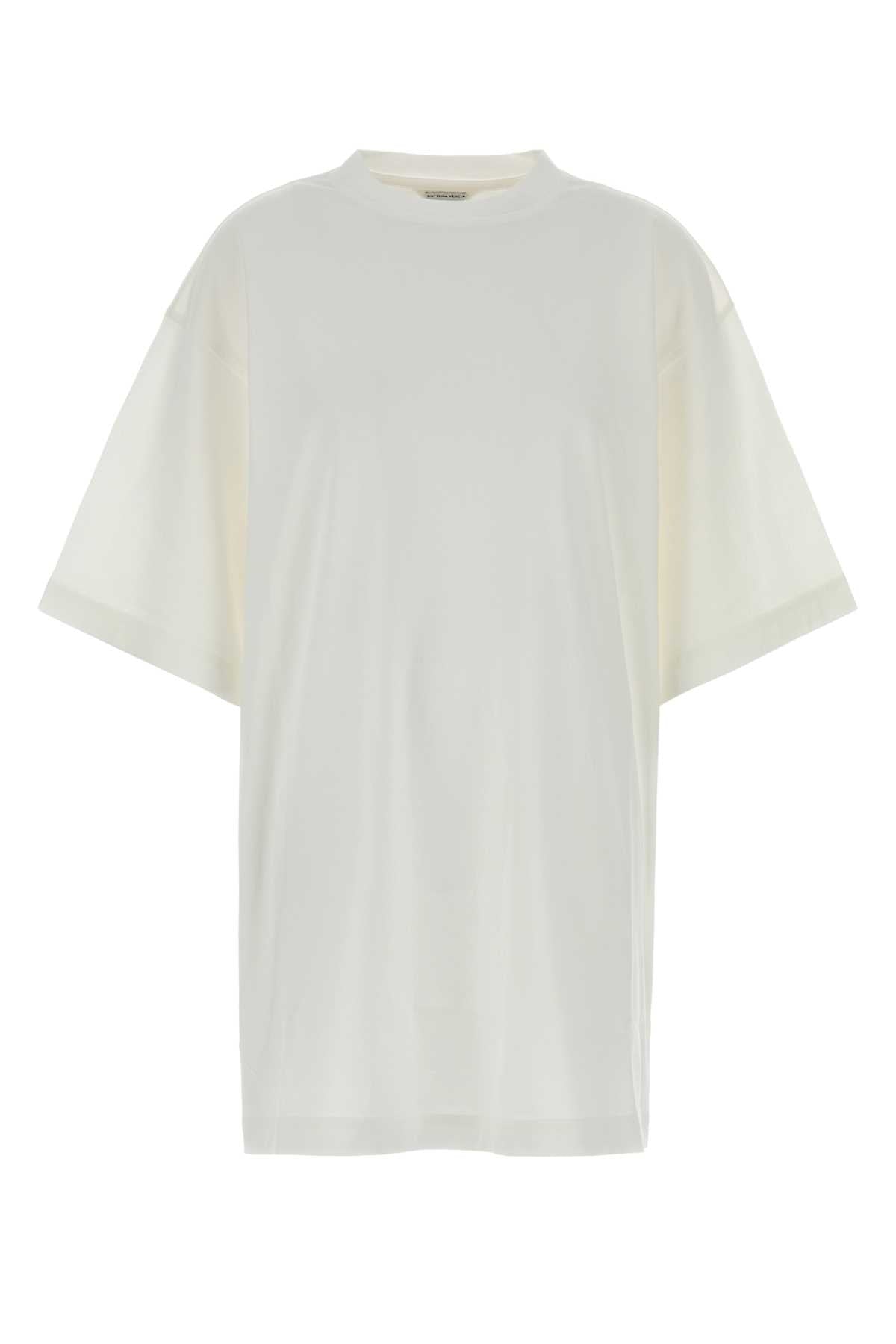 Bottega Veneta Women Tshirt Bianca Scritta Vintage BOTTEGA VENETA