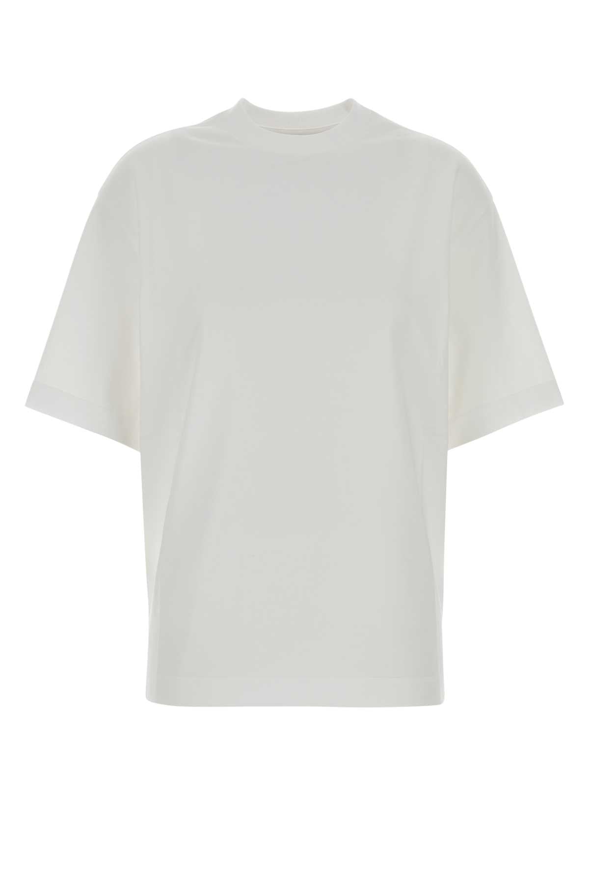 Bottega Veneta Women White Cotton T-Shirt BOTTEGA VENETA