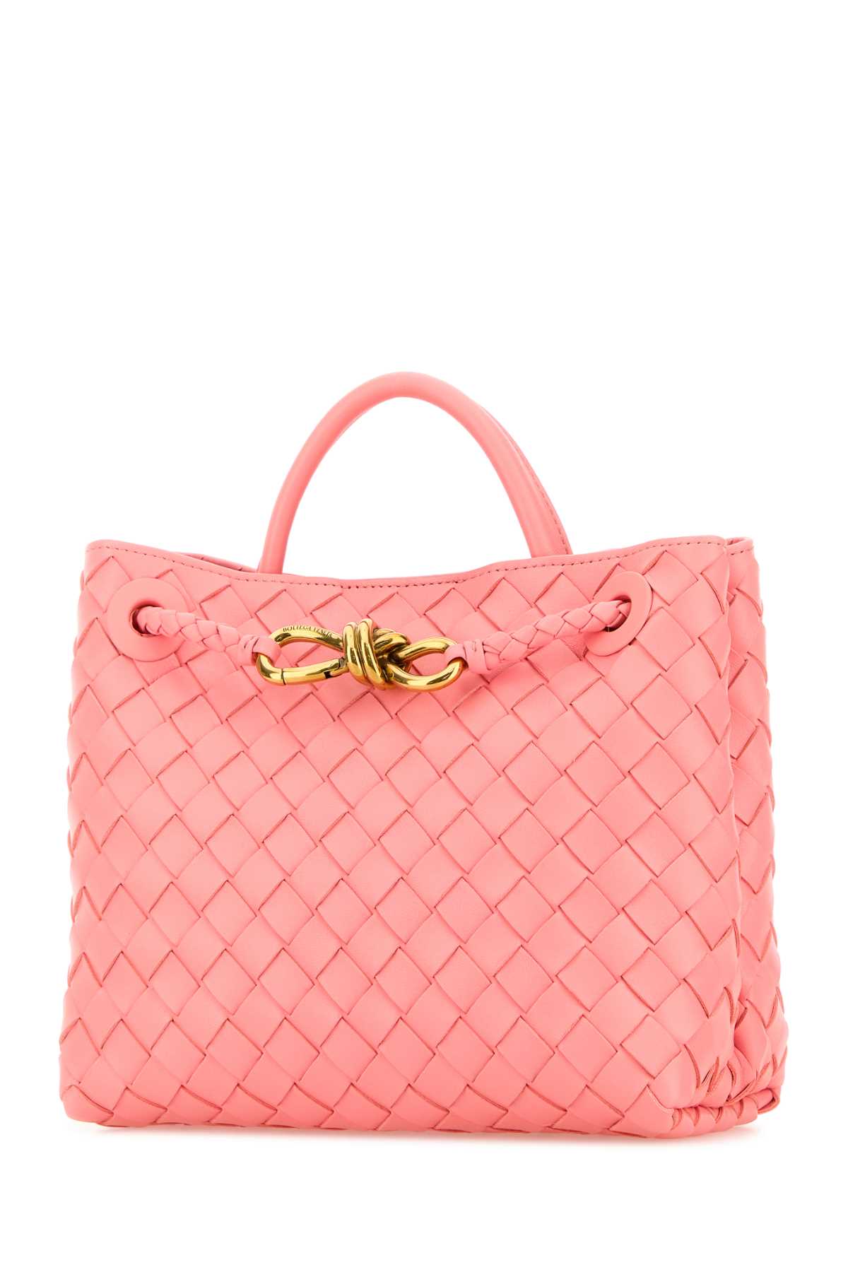 Bottega Veneta Women Pink Leather Small Andiamo Handbag BOTTEGA VENETA