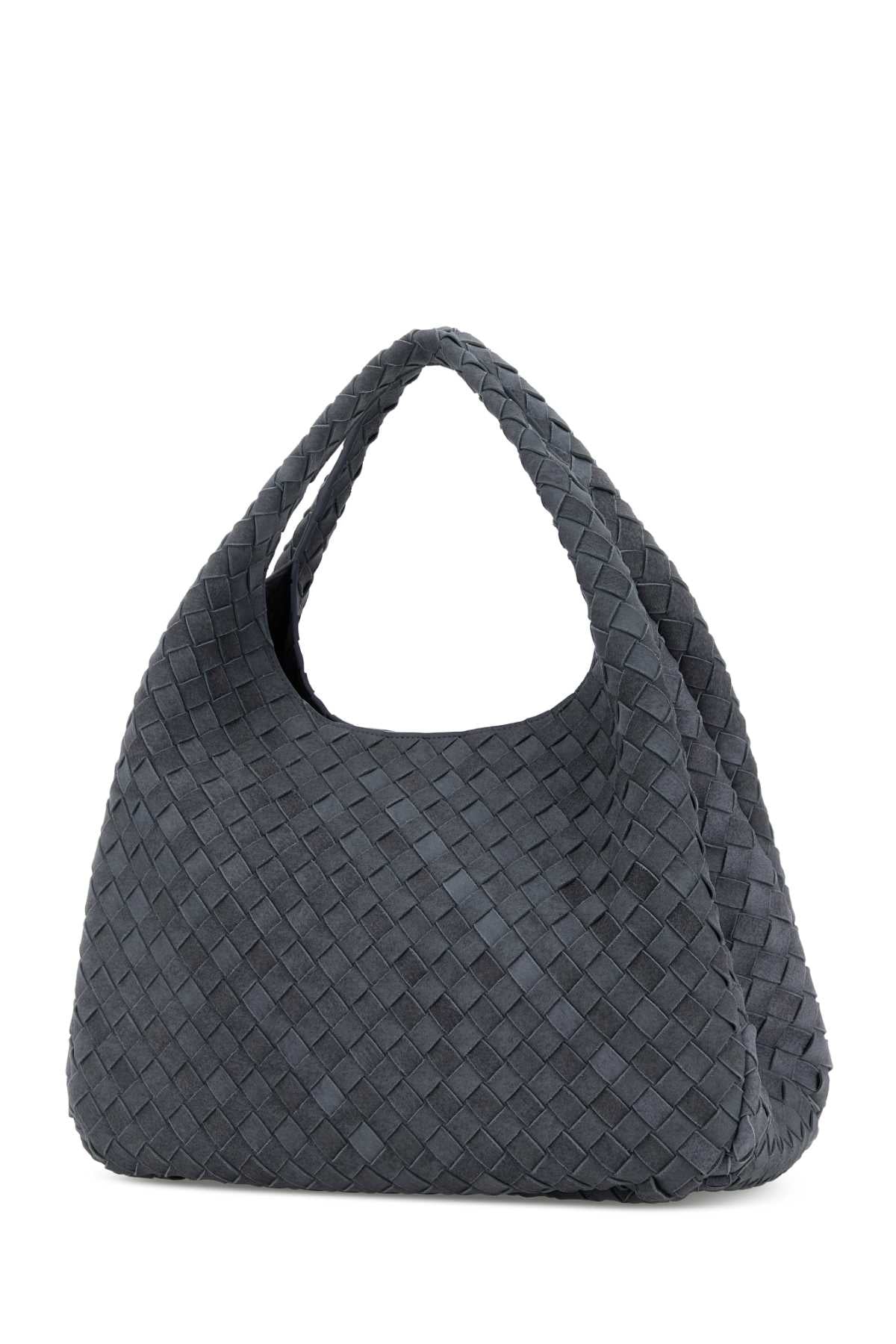 Bottega Veneta Women Air Force Blue Suede Large Campana Shopping Bag BOTTEGA VENETA