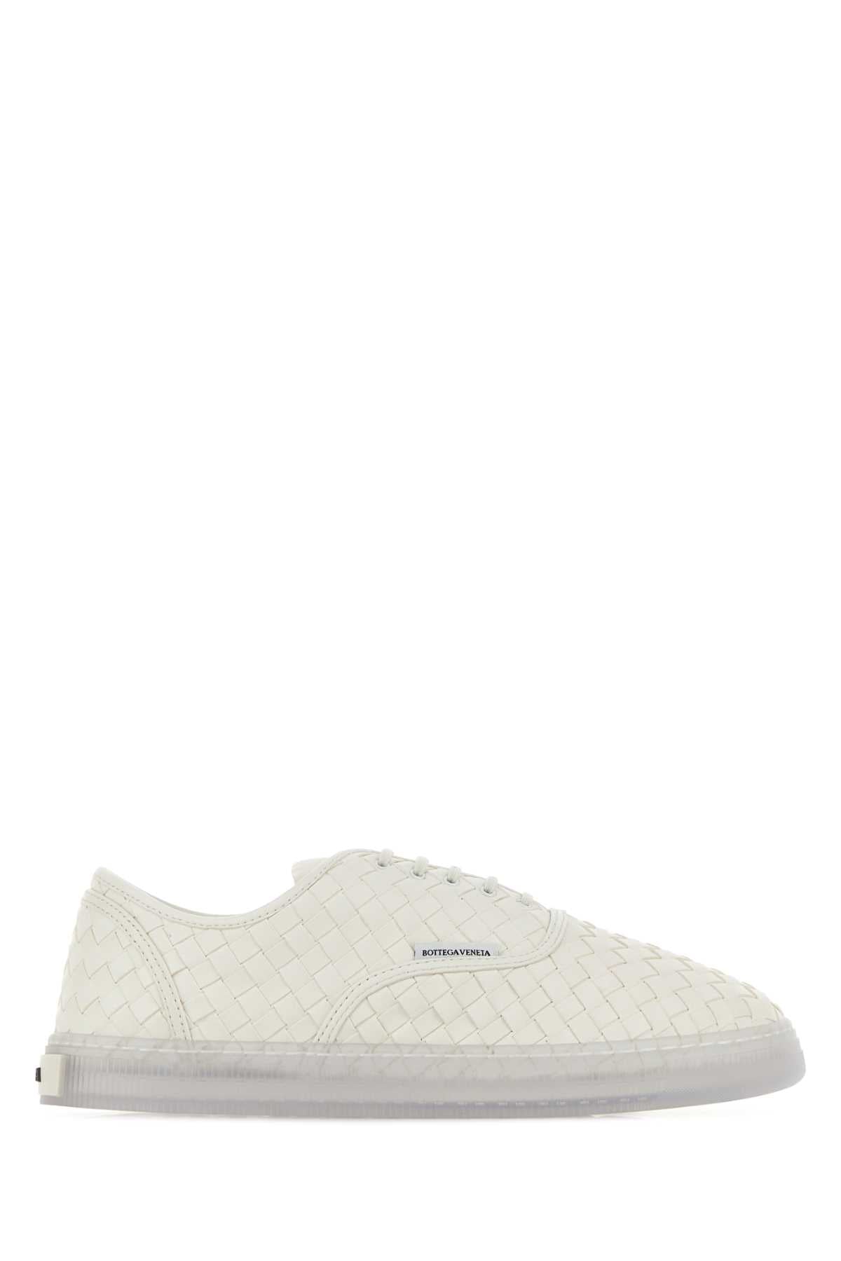 Bottega Veneta Women White Nappa Leather Serena Sneakers BOTTEGA VENETA