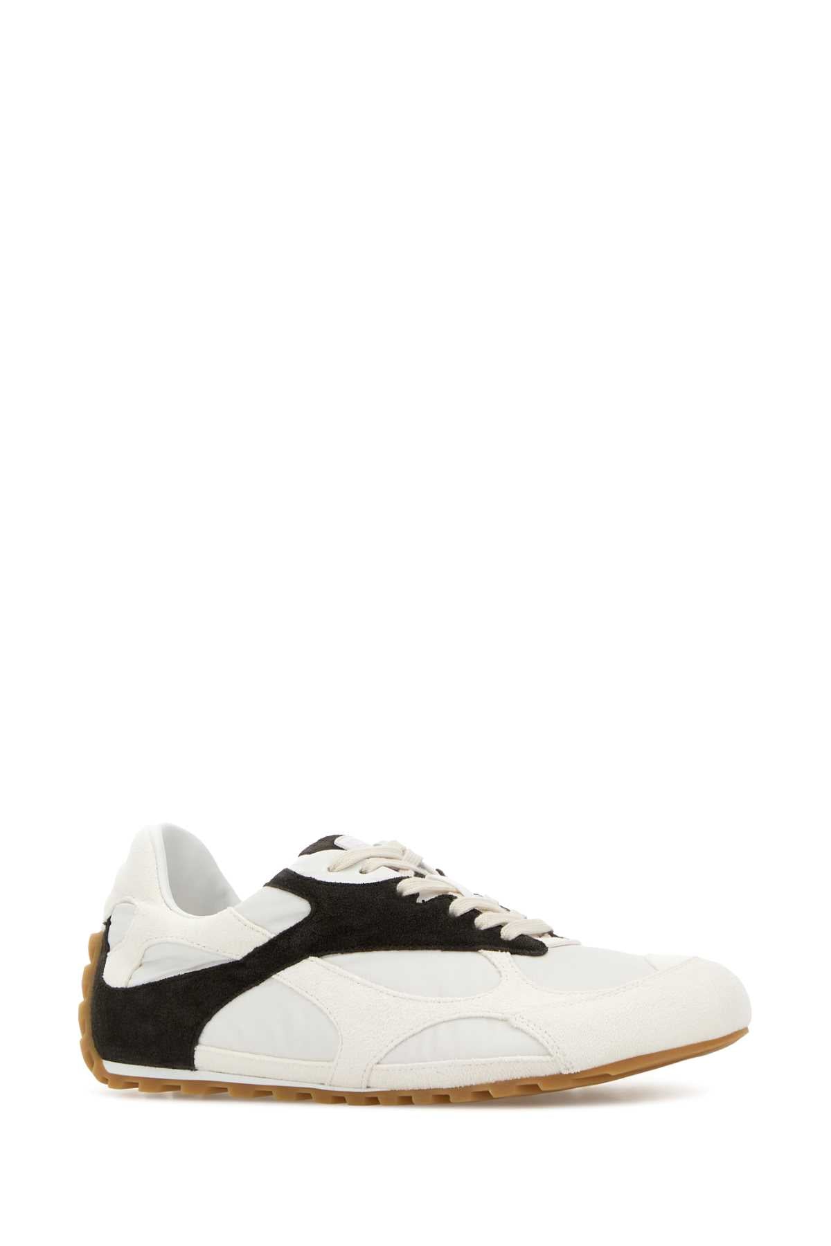 Bottega Veneta Women Two-Tone Suede And Fabric Orbit Sneakers BOTTEGA VENETA