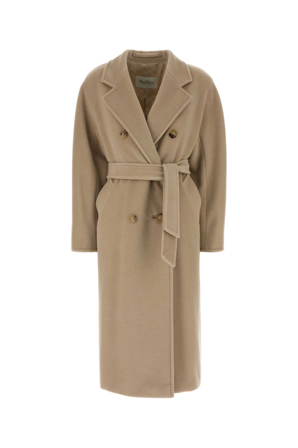 Max Mara Women Cappuccino Wool Blend Madame Coat MAX MARA