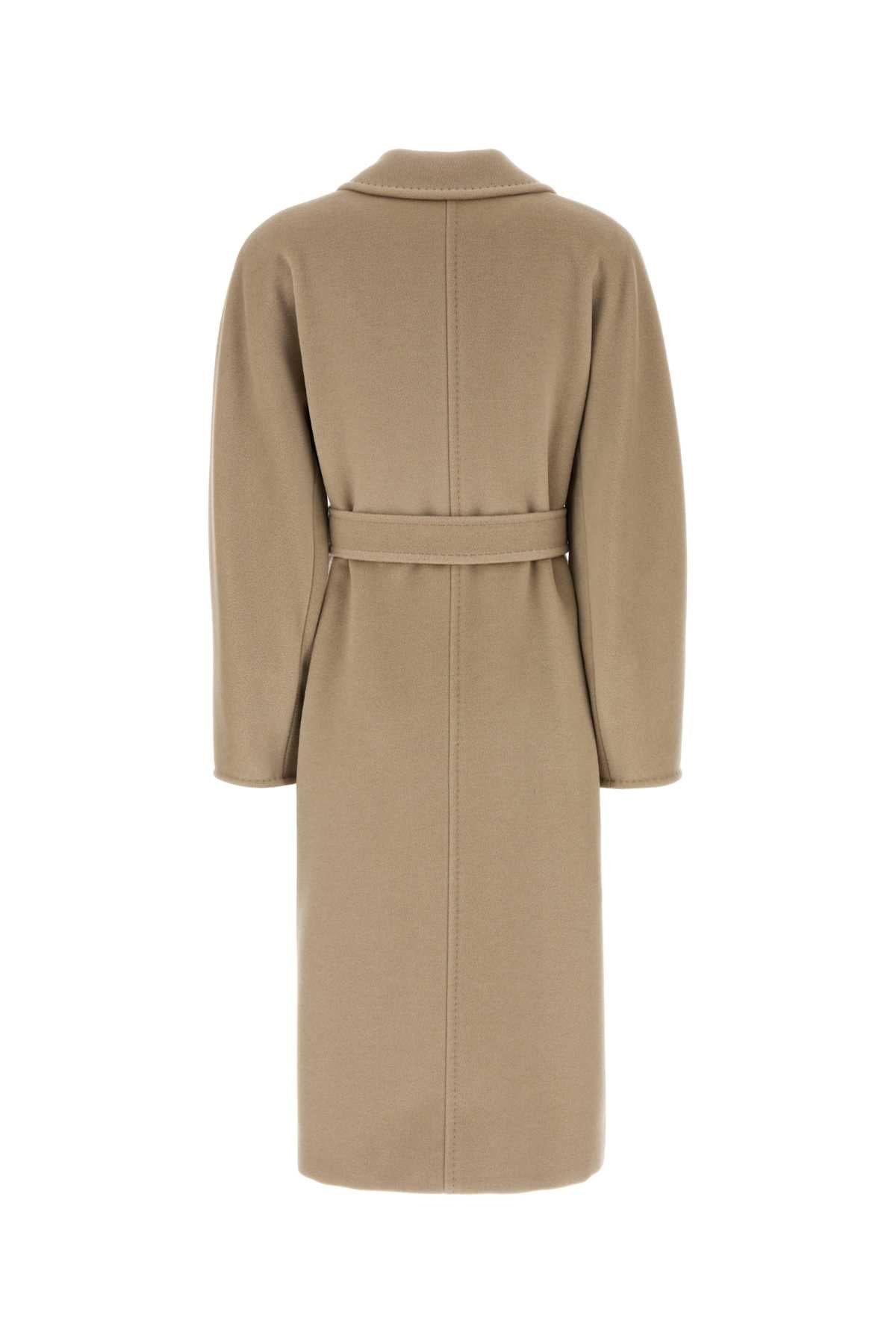 Max Mara Women Cappuccino Wool Blend Madame Coat MAX MARA